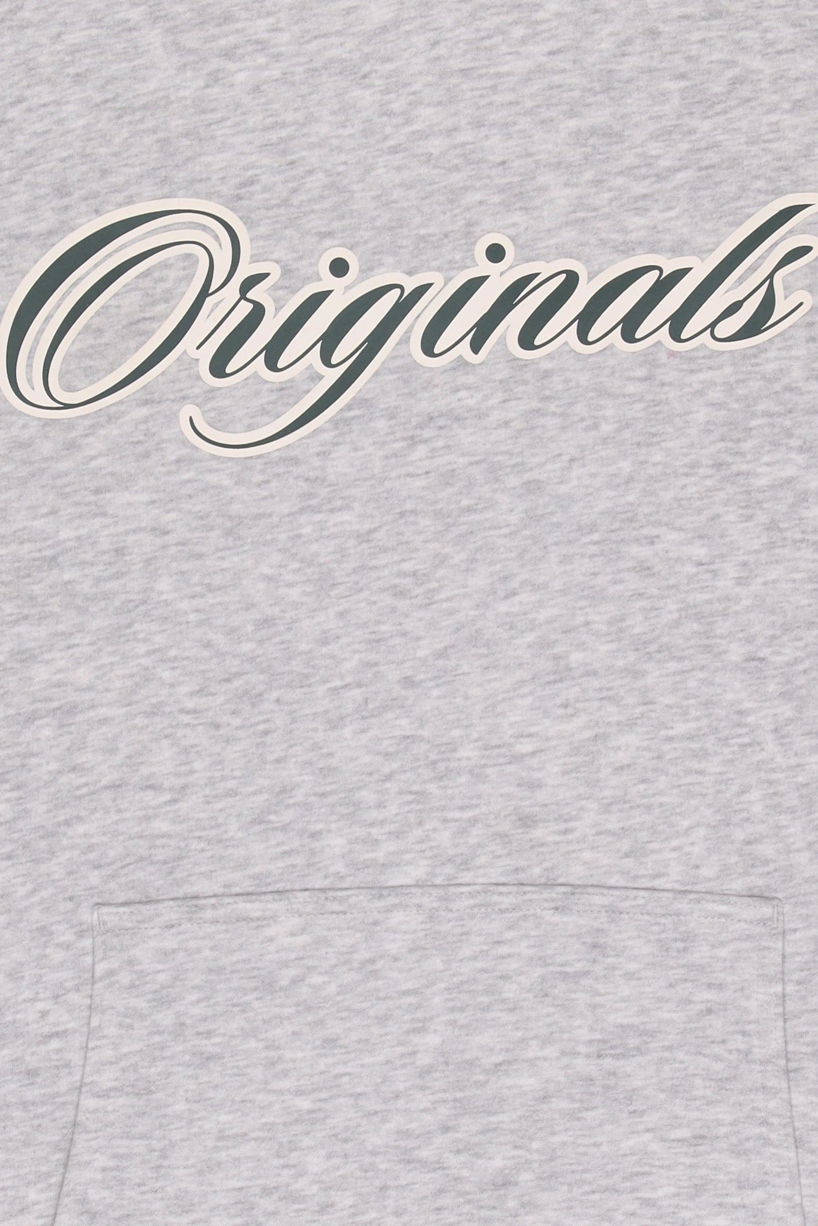 Kids Boy Graphic Printed Long Sleeve Hoodie, Light Grey