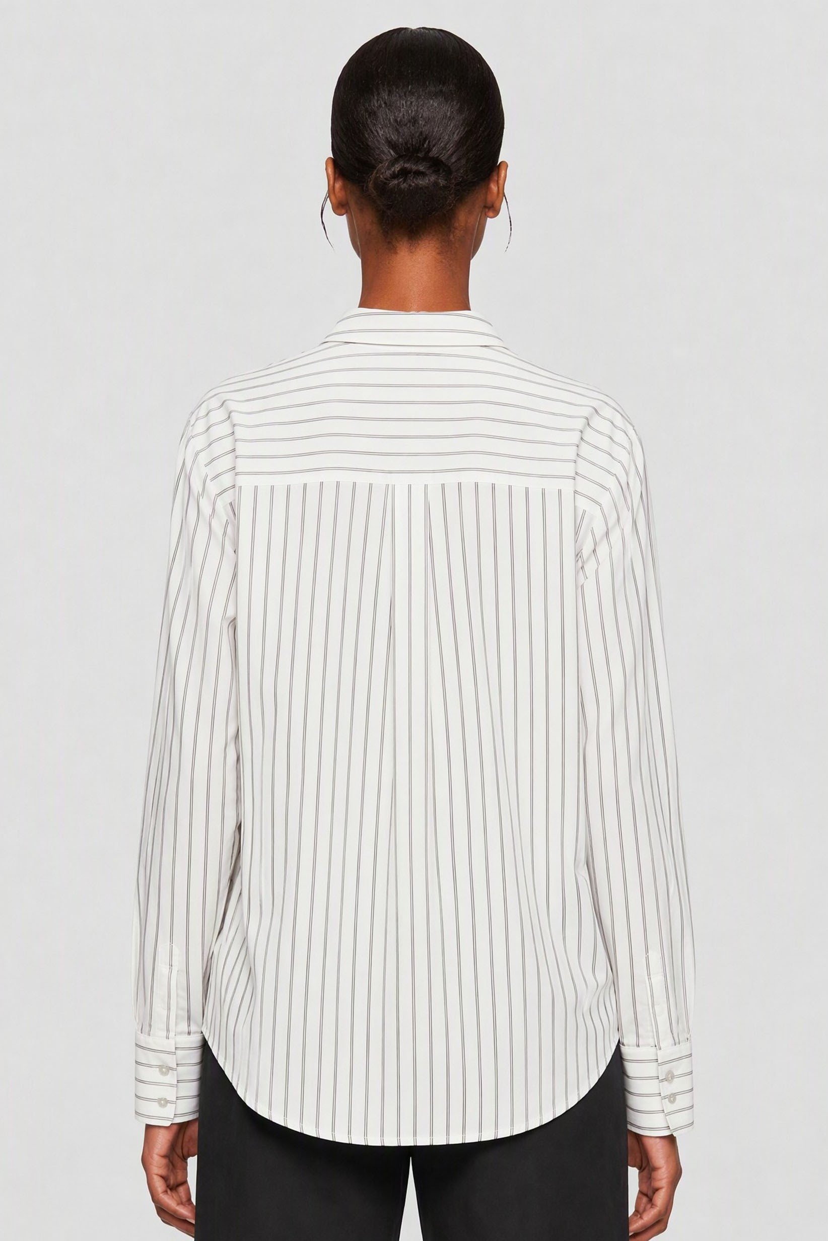 Women Regular Fit Stripe Long Sleeve Shirt, Multicolor