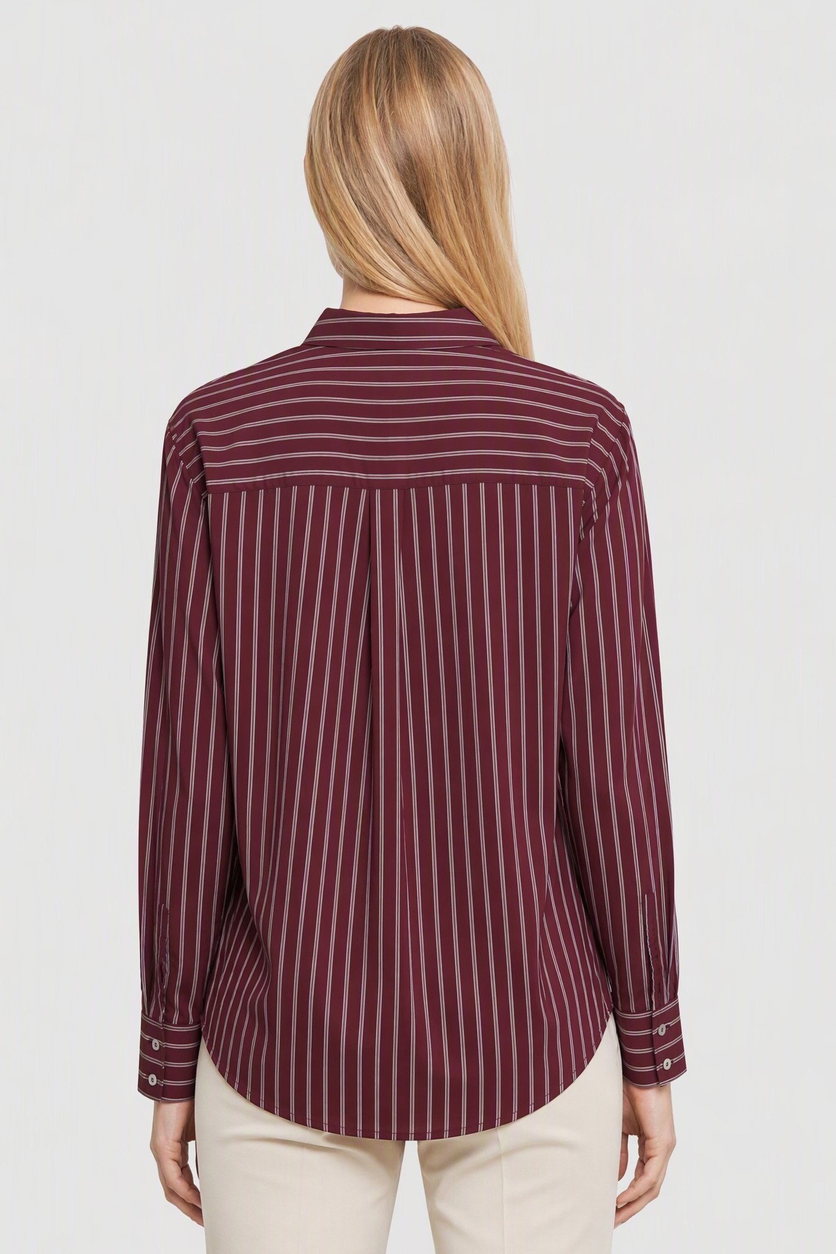 Women Regular Fit Stripe Long Sleeve Shirt, Multicolor
