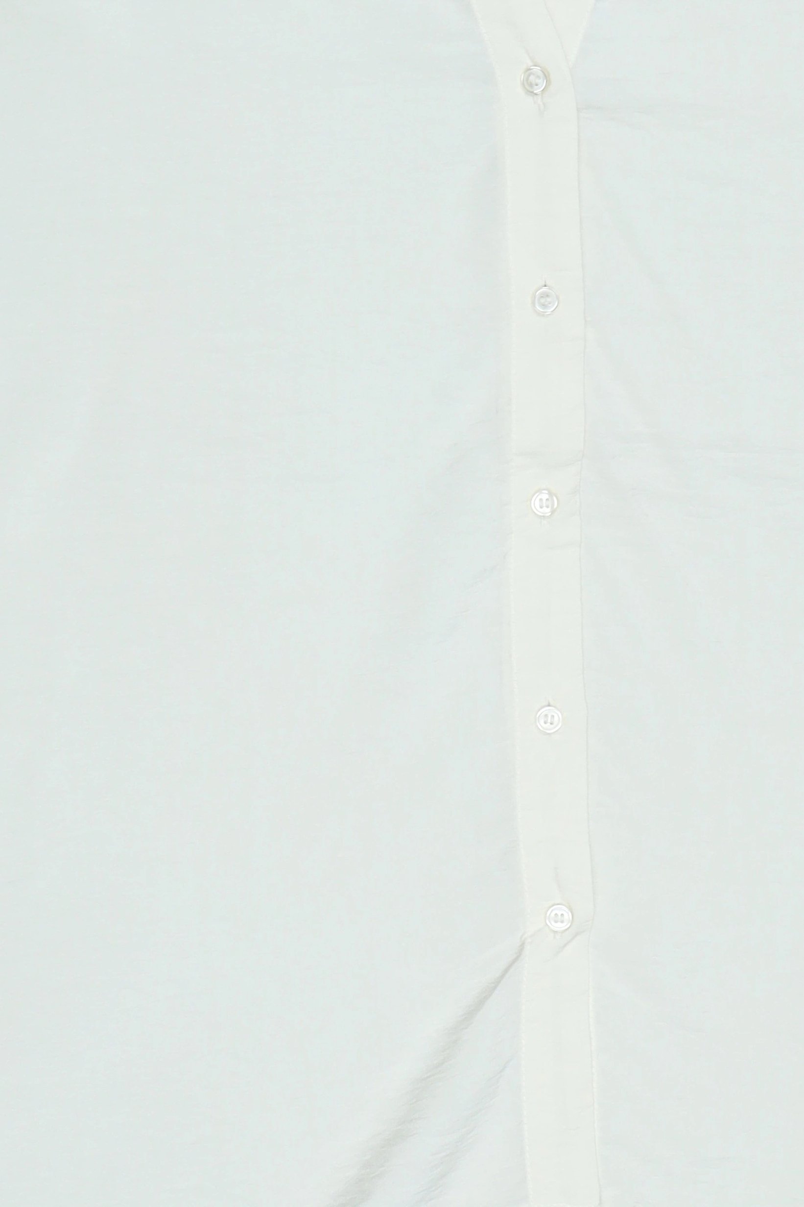 Women Oversized Fit Plain Long Sleeve Shirt, Off White