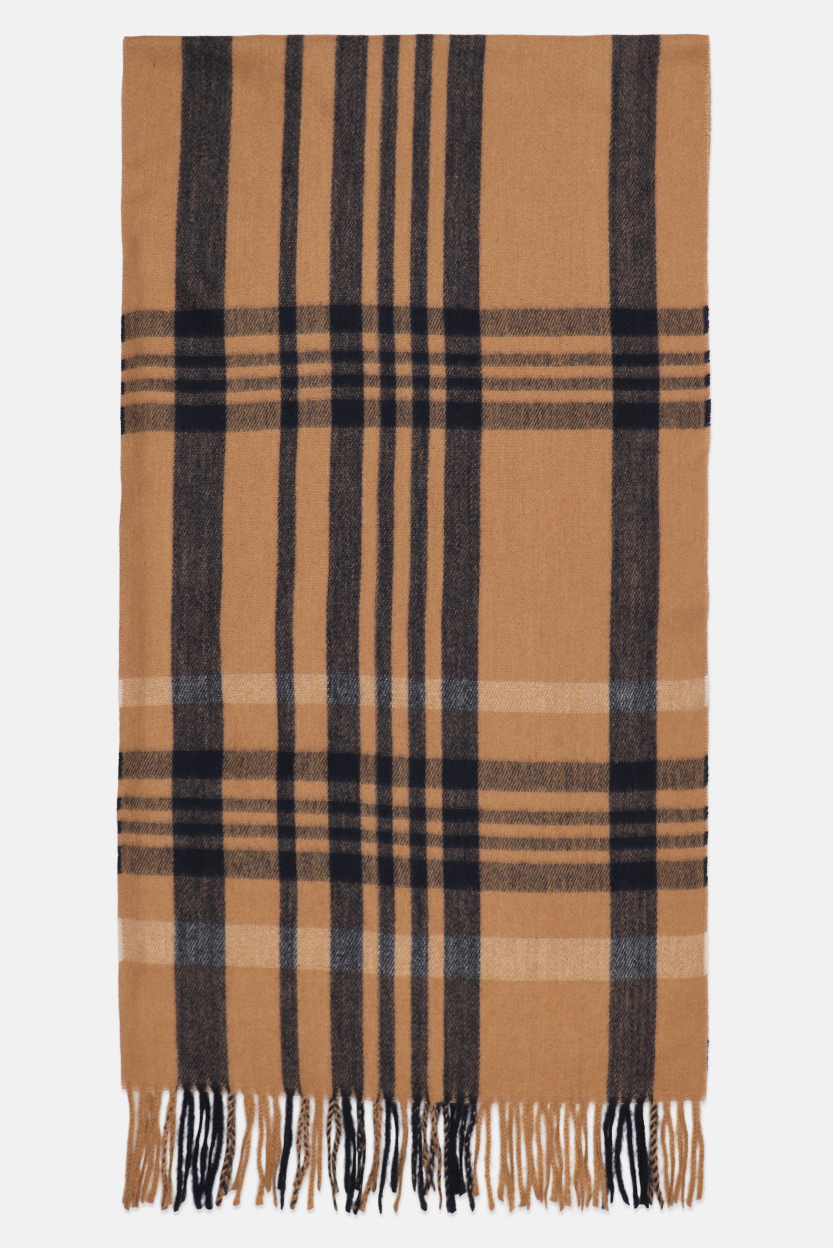 Men Checkered Scarf, Multicolor
