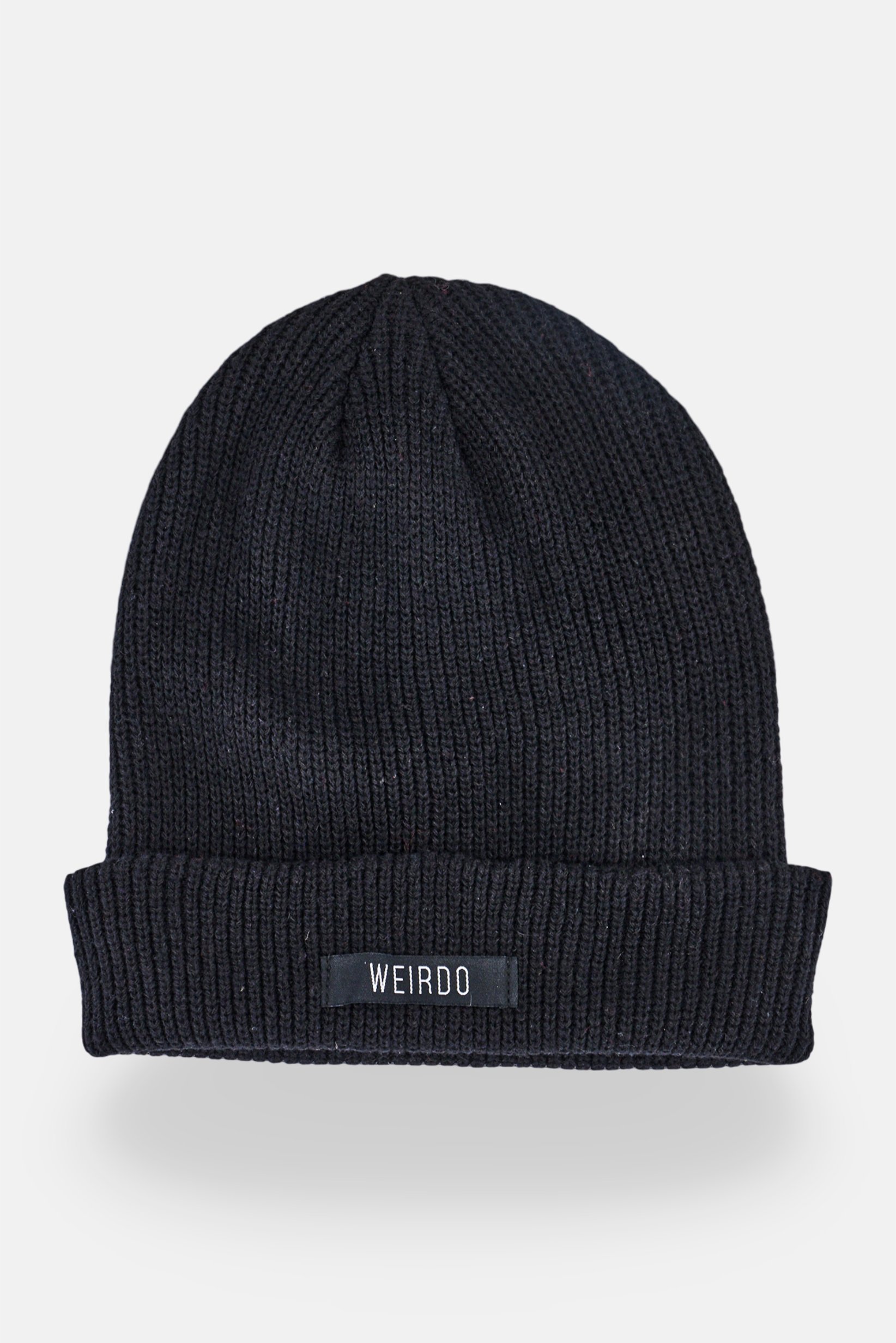 Women Knitted Beanie Hat, Black