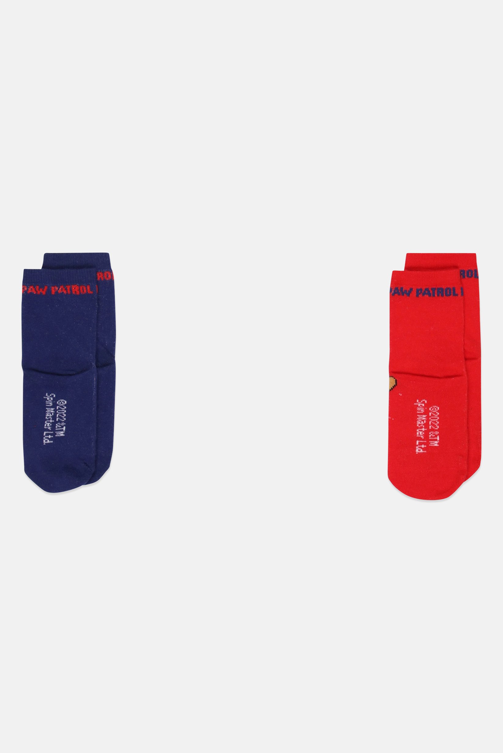 Kids Boy 2 Pairs Paw Patrol Crew Socks, Multicolor