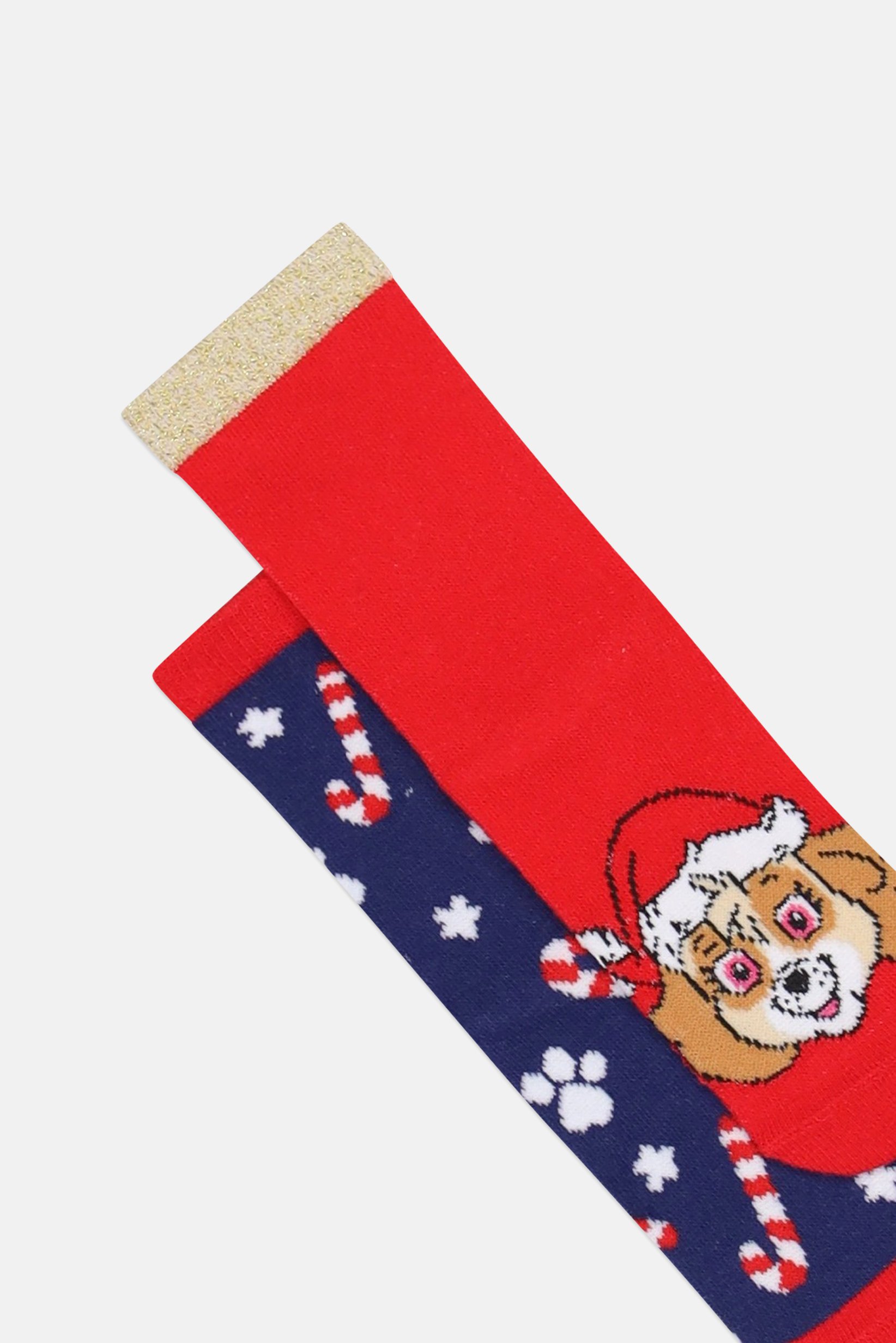 Toddlers Girl 2 Pairs Paw Patrol Crew Socks, Multicolor