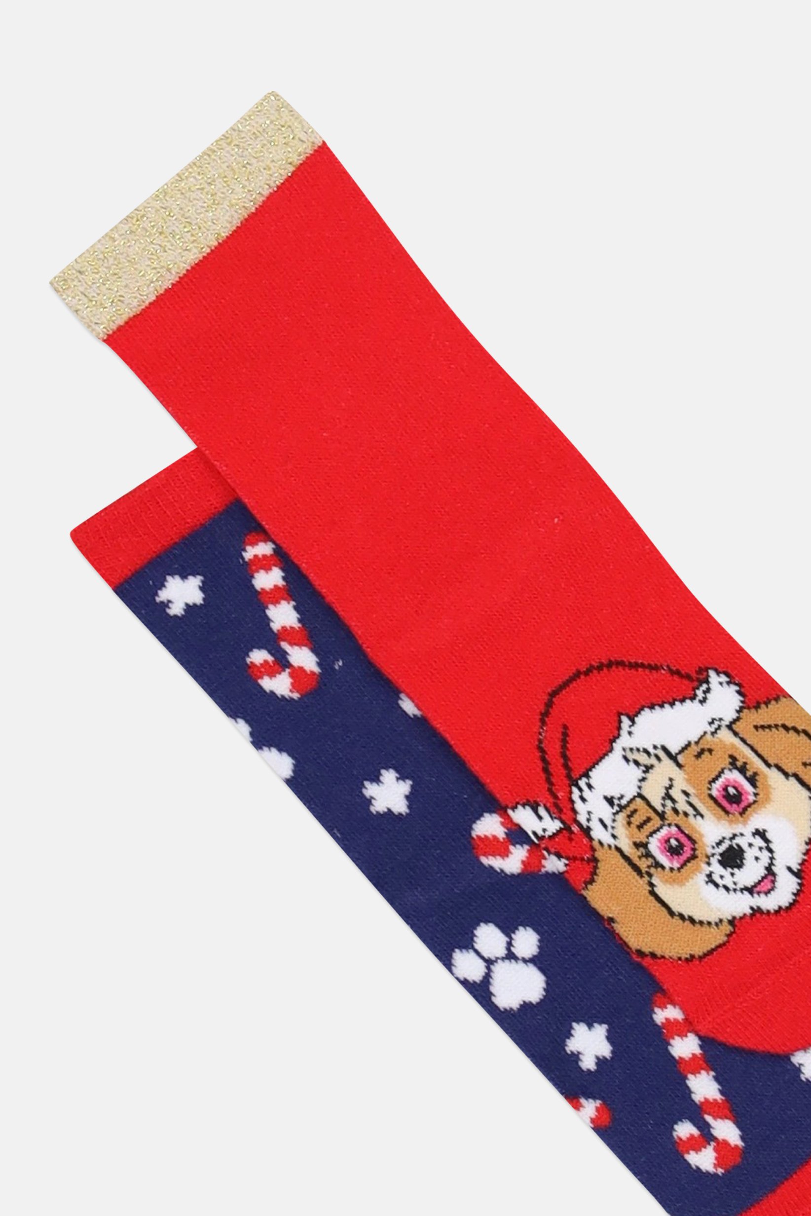 Kids Girl 2 Pairs Paw Patrol Crew Socks, Multicolor