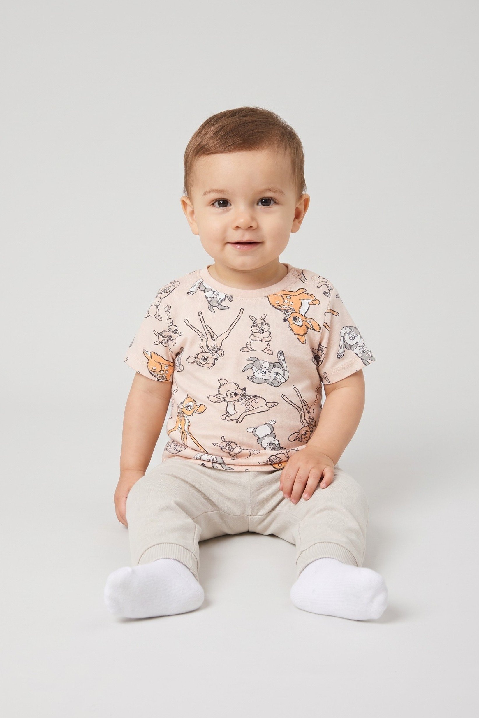 Sinsay x Disney Toddlers Boy Short Sleeve Graphic Print T-Shirt, Multicolor