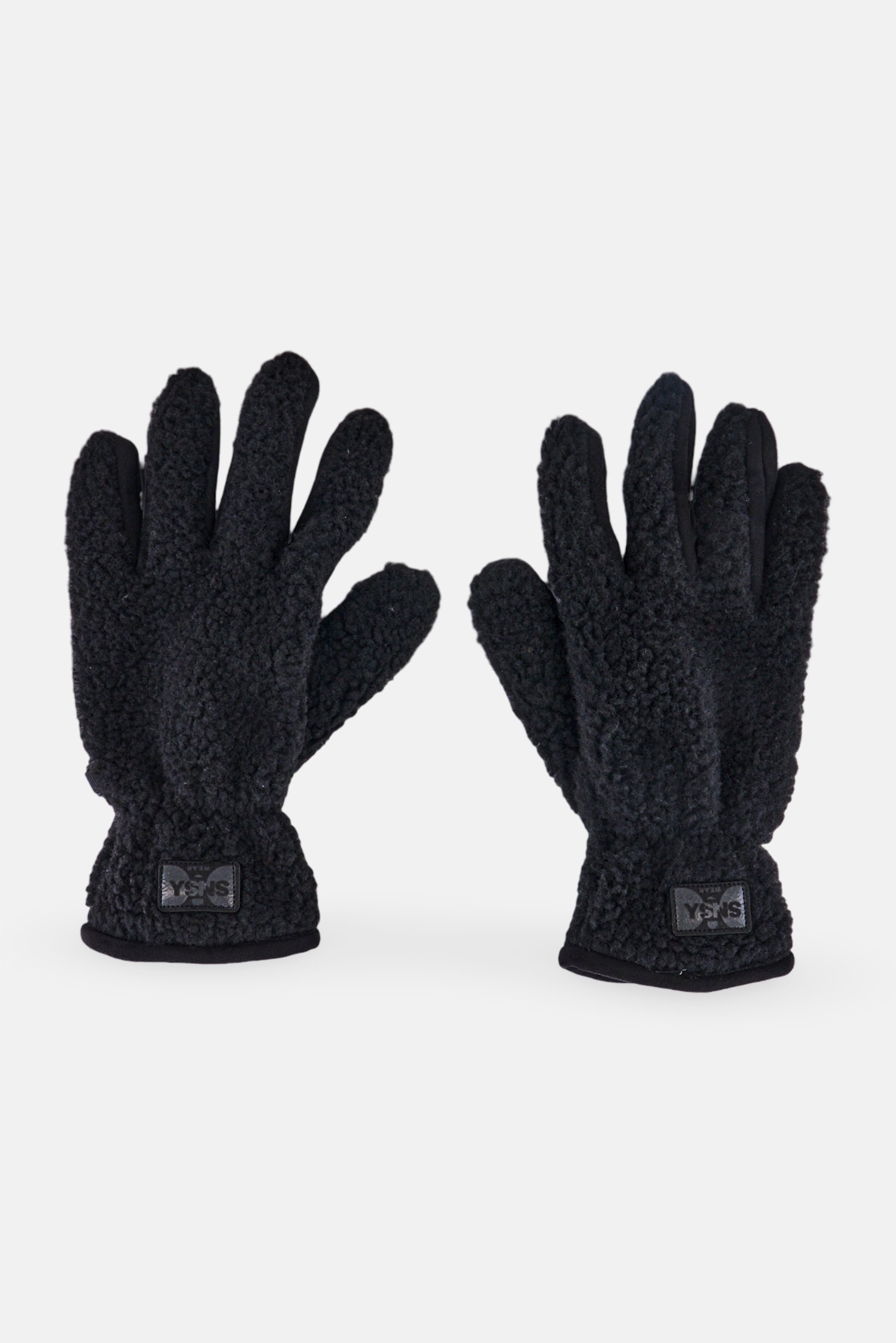 Men 1 Pair Textured Gloves, Black