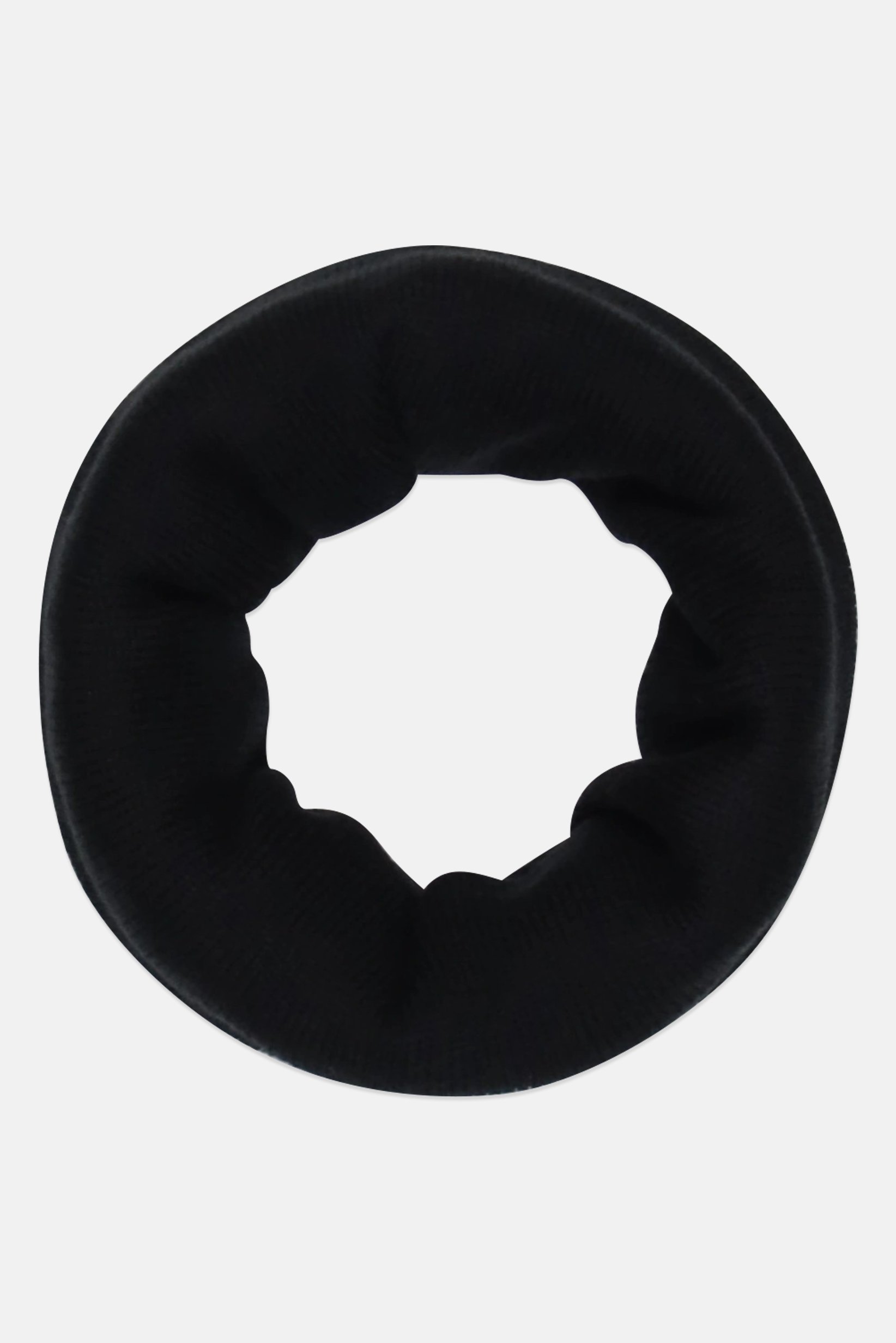 Kids Boy Knitted Scarf, Black