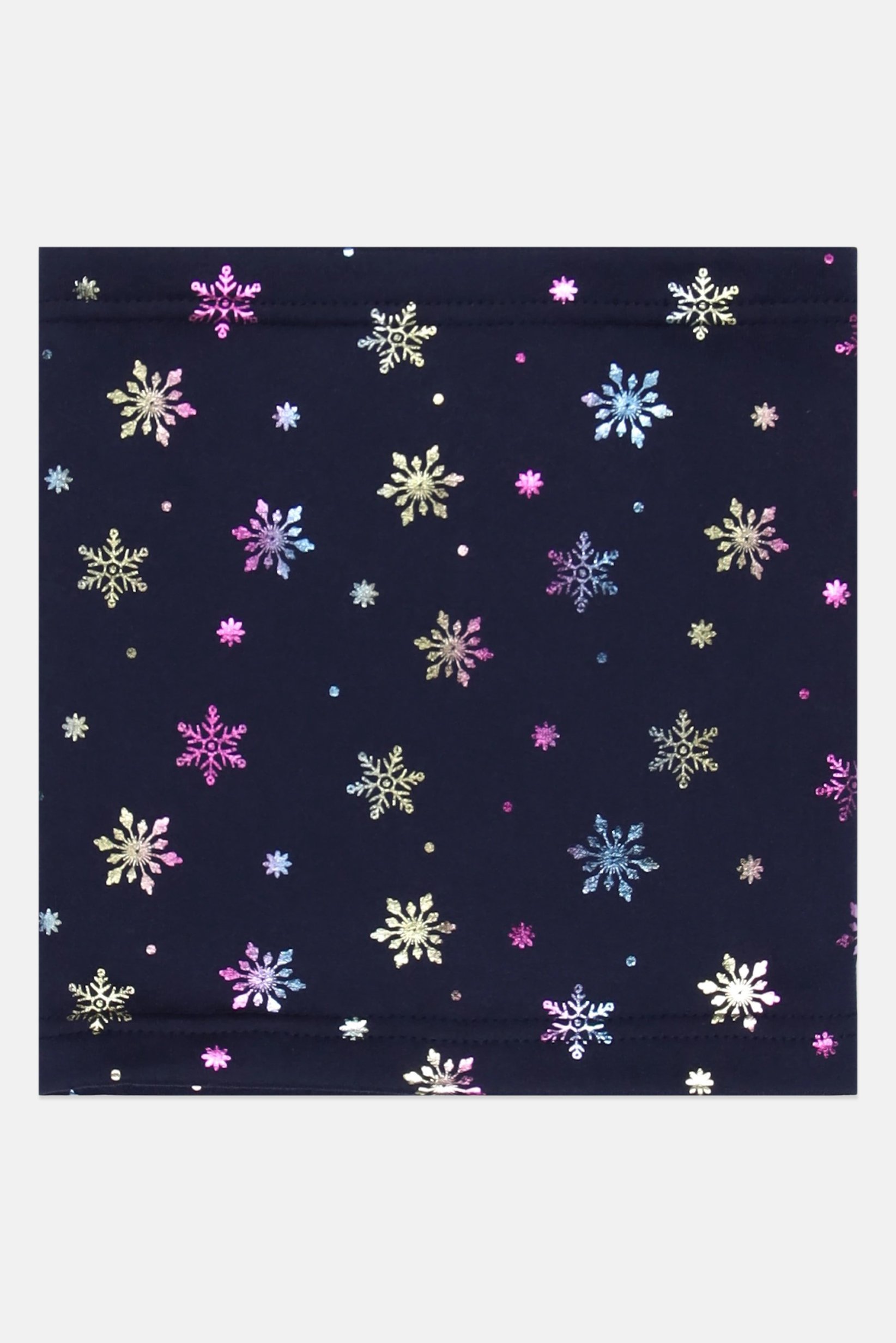 Kids Girl Allover Print Scarf, Multicolor