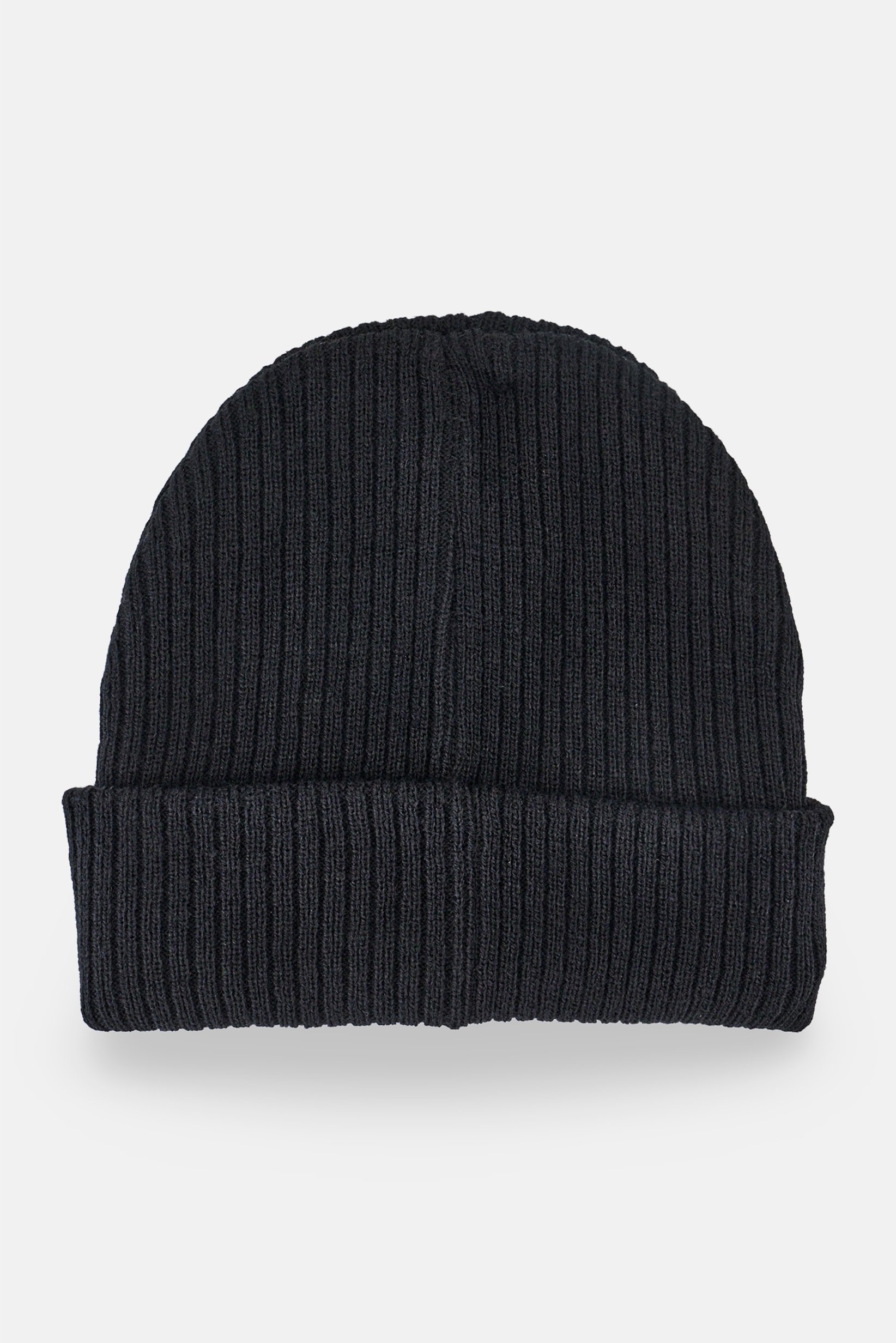 Kids Boy Ribbed Bennie Hat, Black