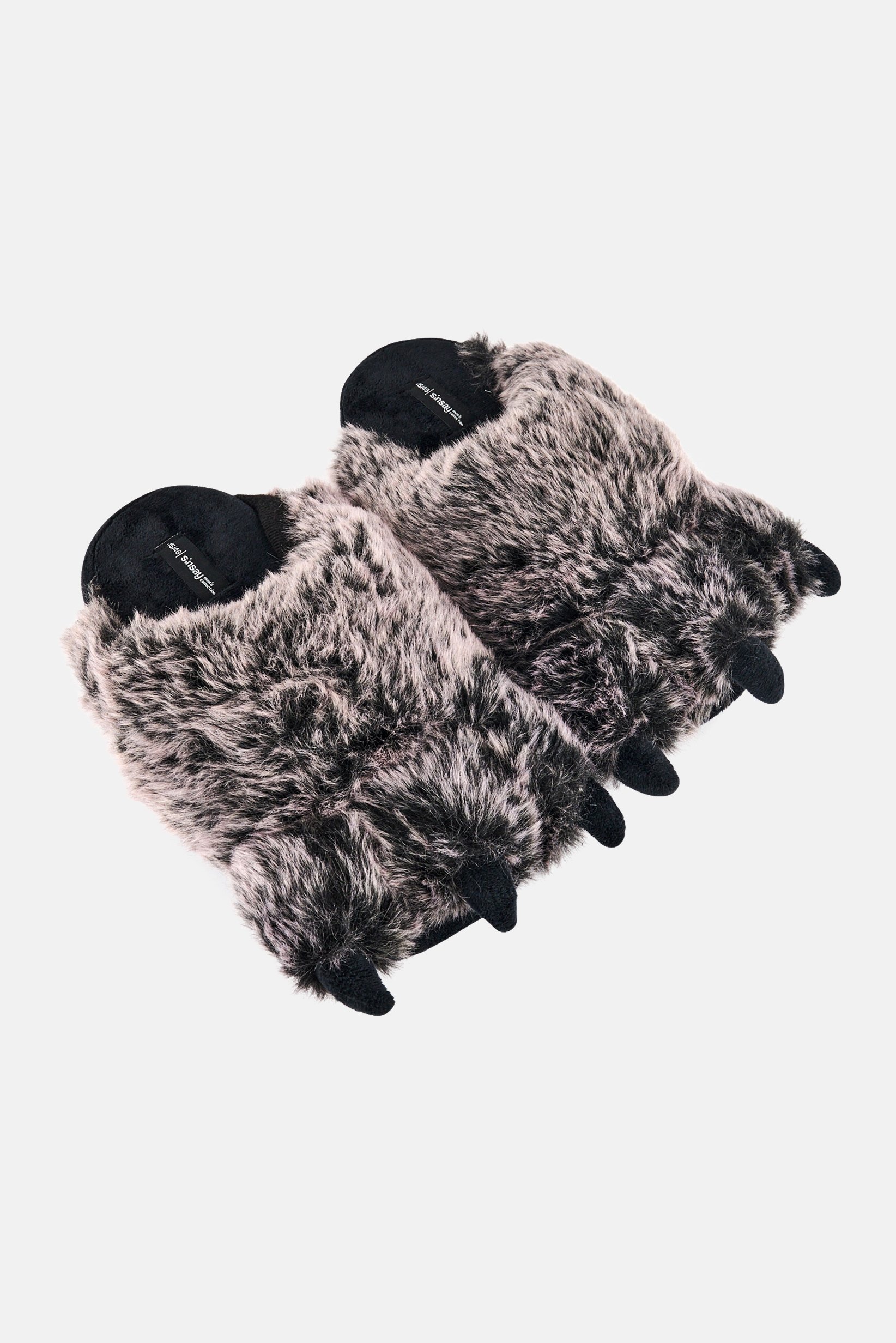 Men Slip On Faux Fur Homewear Slipper, Multicolor