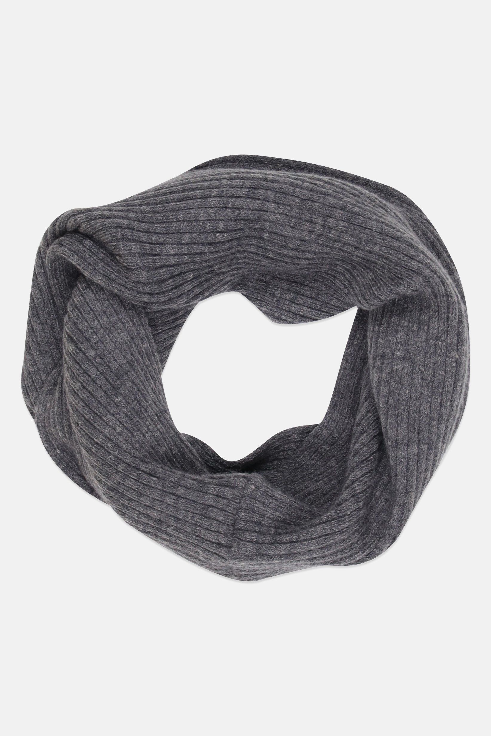 Men Knitted Scarf, Grey