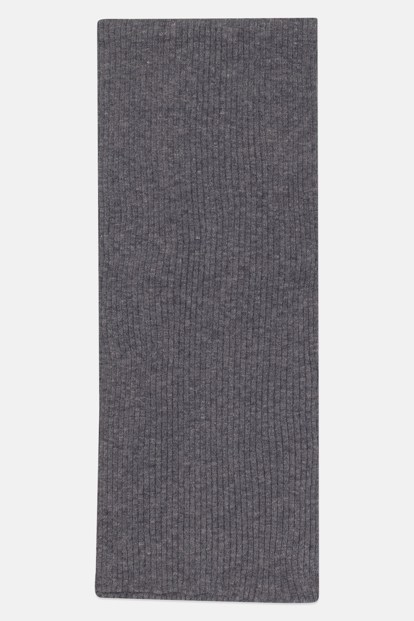 Men Knitted Scarf, Grey