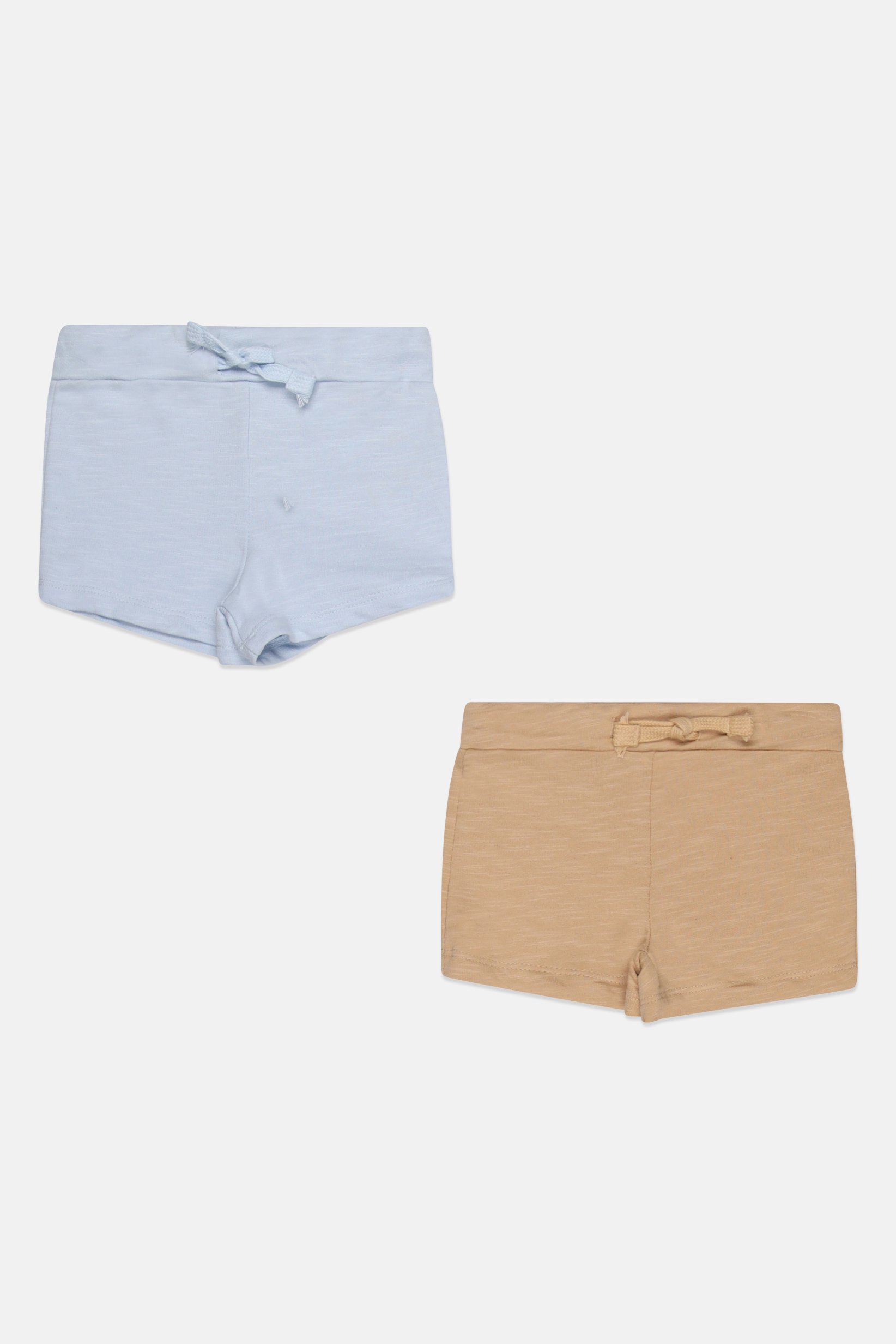 Toddlers Boy 2 Pieces Plain Shorts, Multicolor