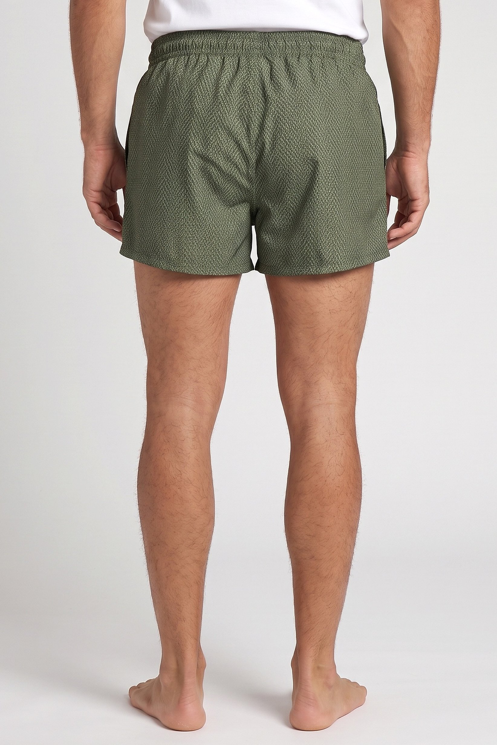 Men Allover Print Board Shorts, Multicolor
