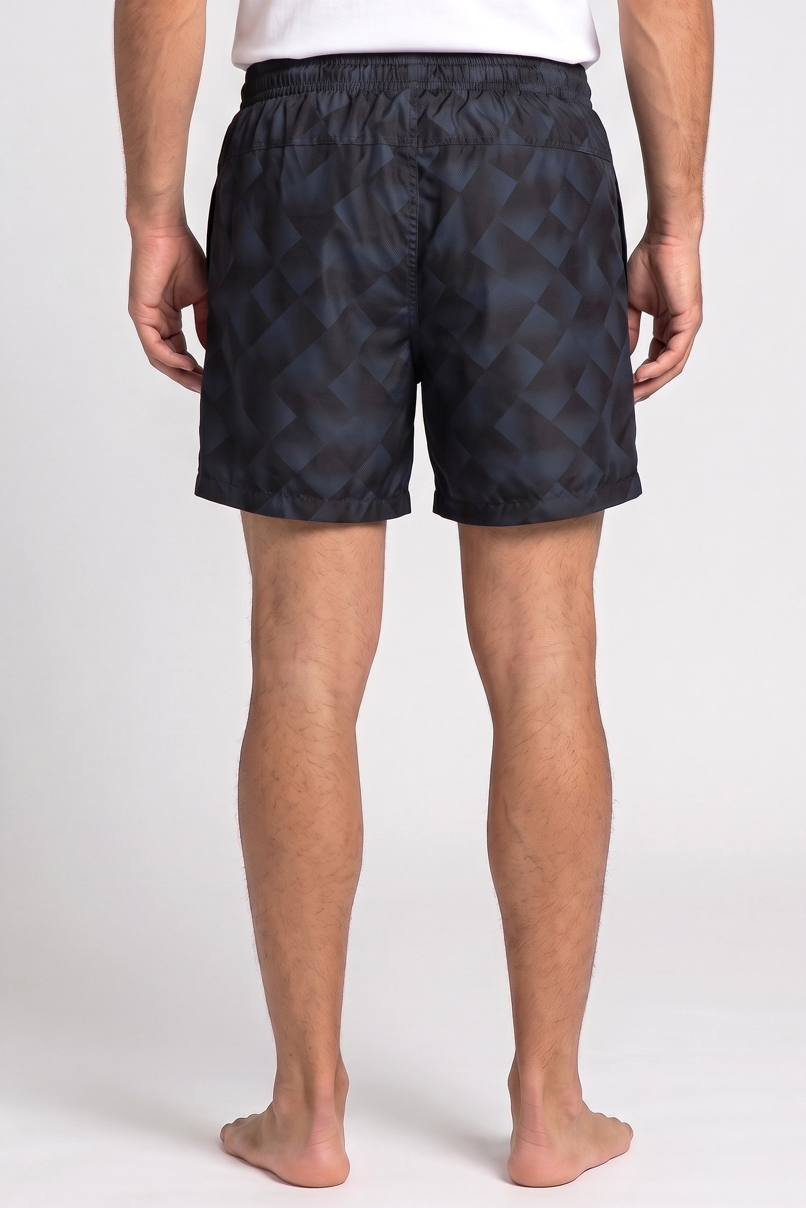 Men Diamond Pattern Board Short, Multicolor