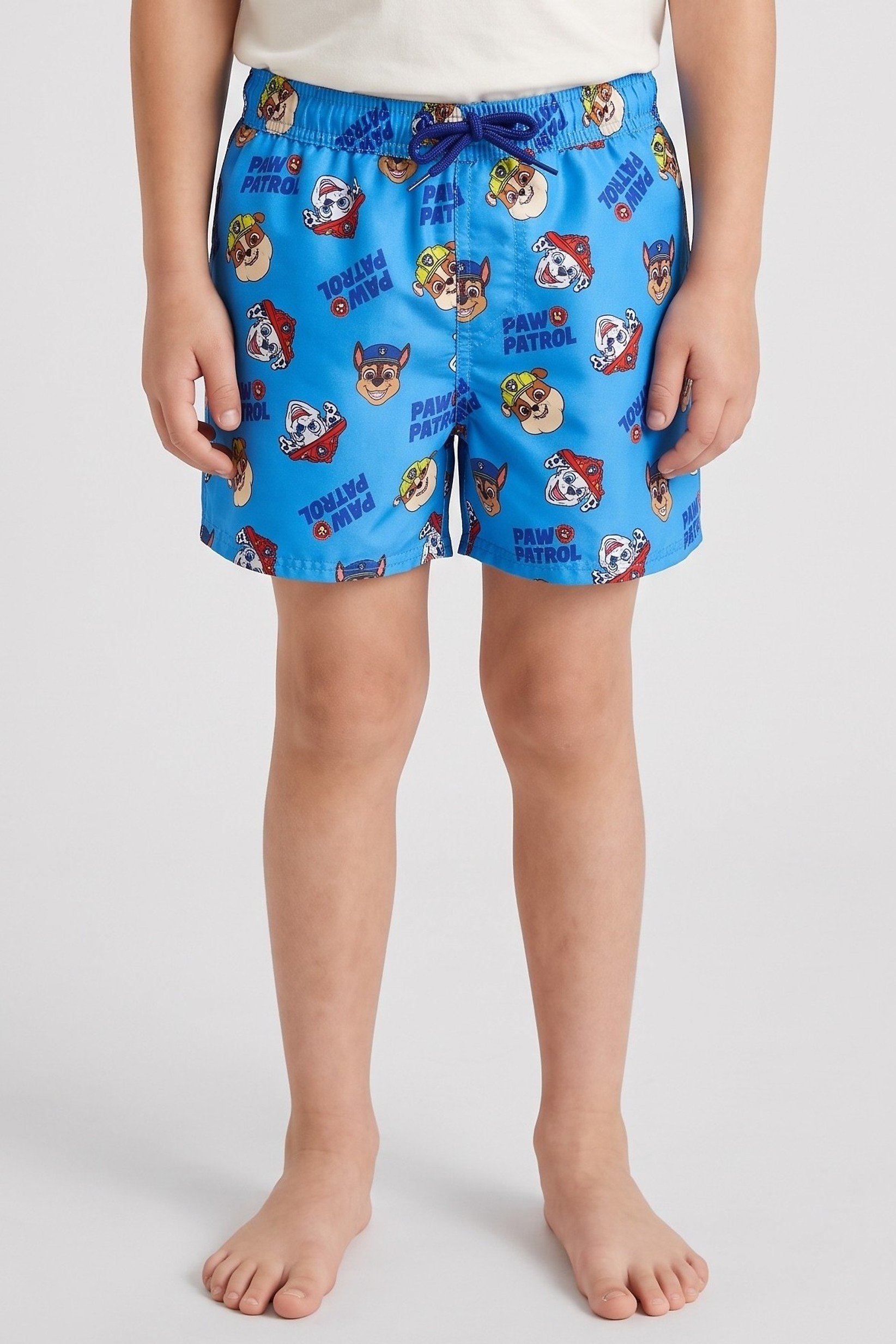 Sinsay x Raw Patrol Toddlers Boy Graphic Print Board Shorts, Blue