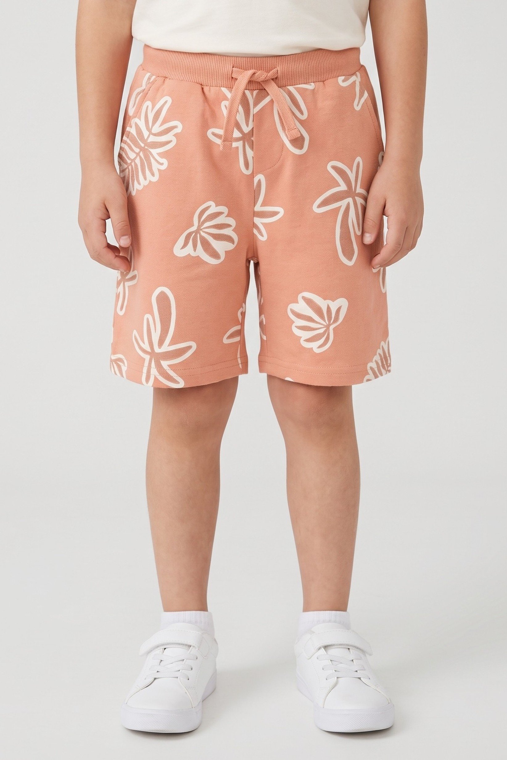 Kids Boy Allover Print Basic Shorts, Multicolor