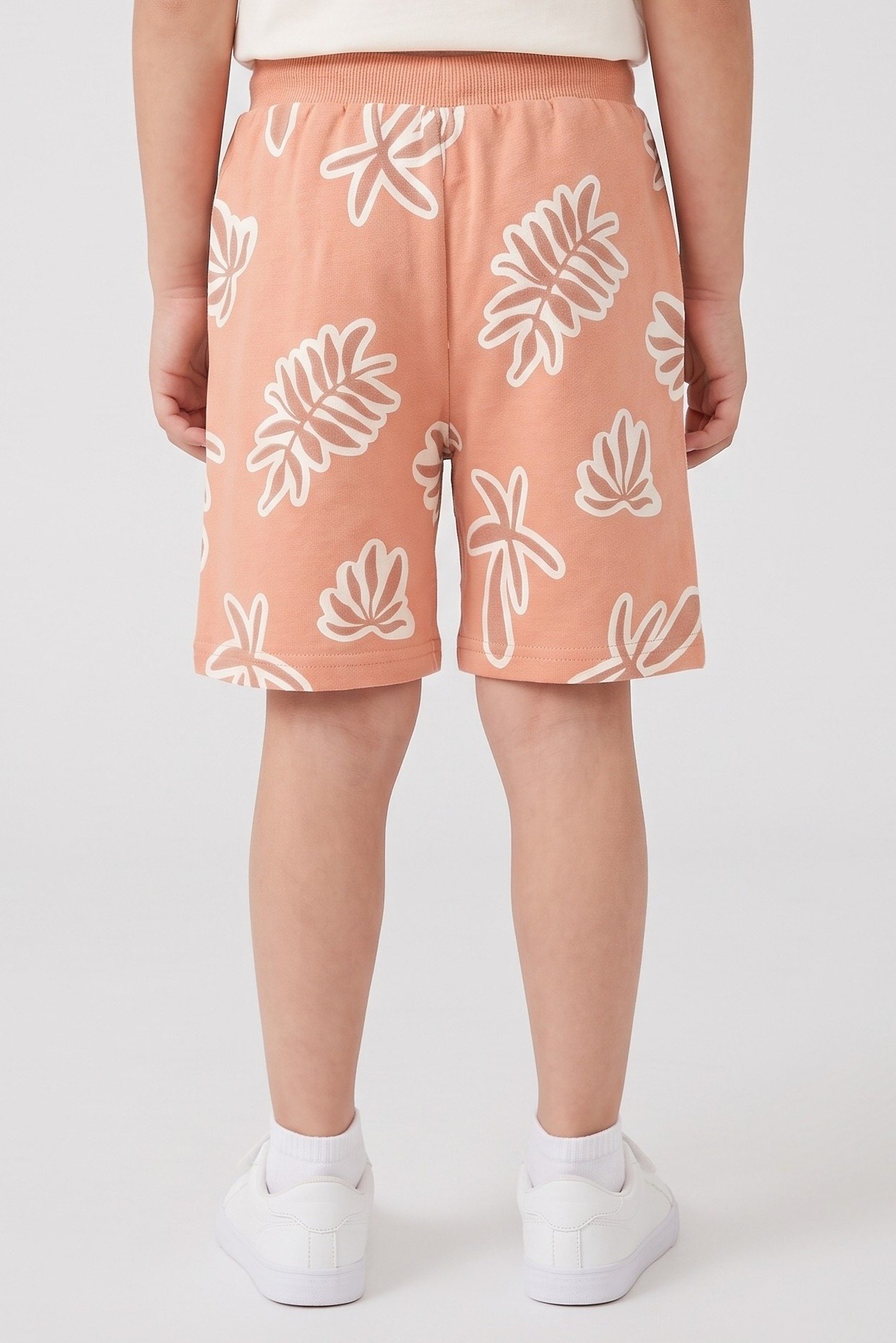 Kids Boy Allover Print Basic Shorts, Multicolor