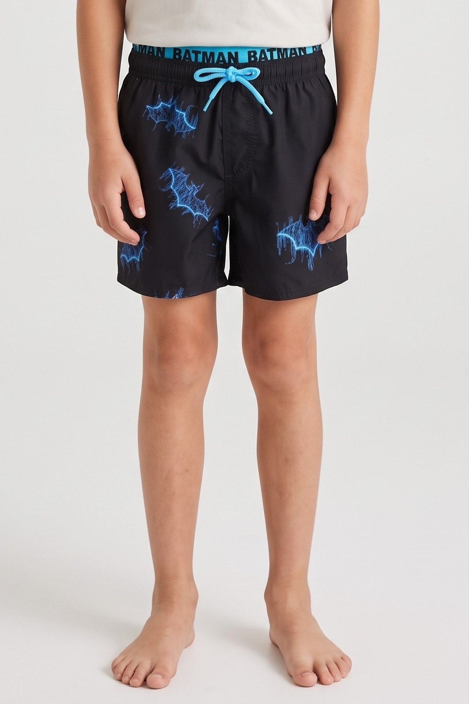 Kids Boy Graphic Print Board Shorts, Multicolor