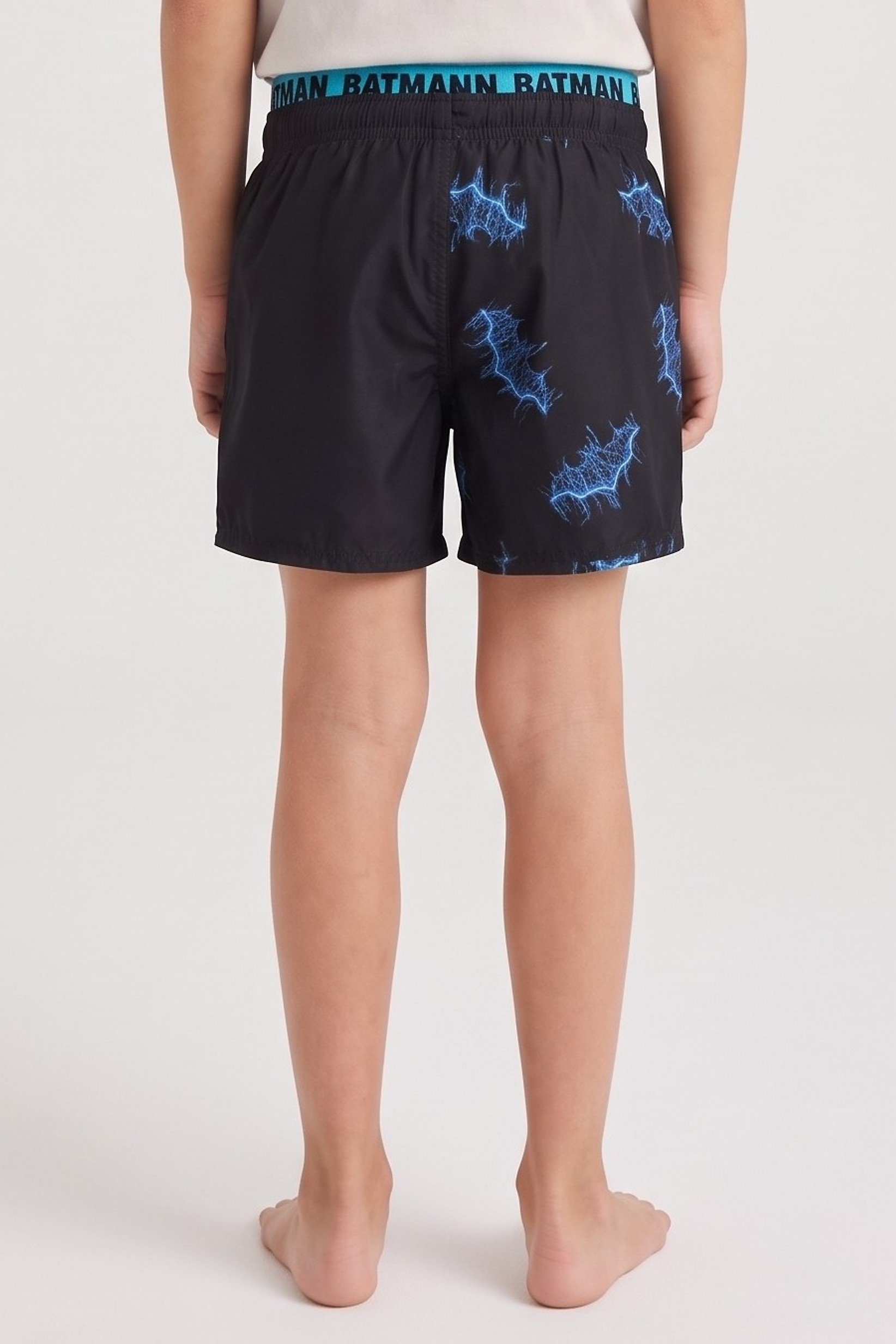 Kids Boy Graphic Print Board Shorts, Multicolor