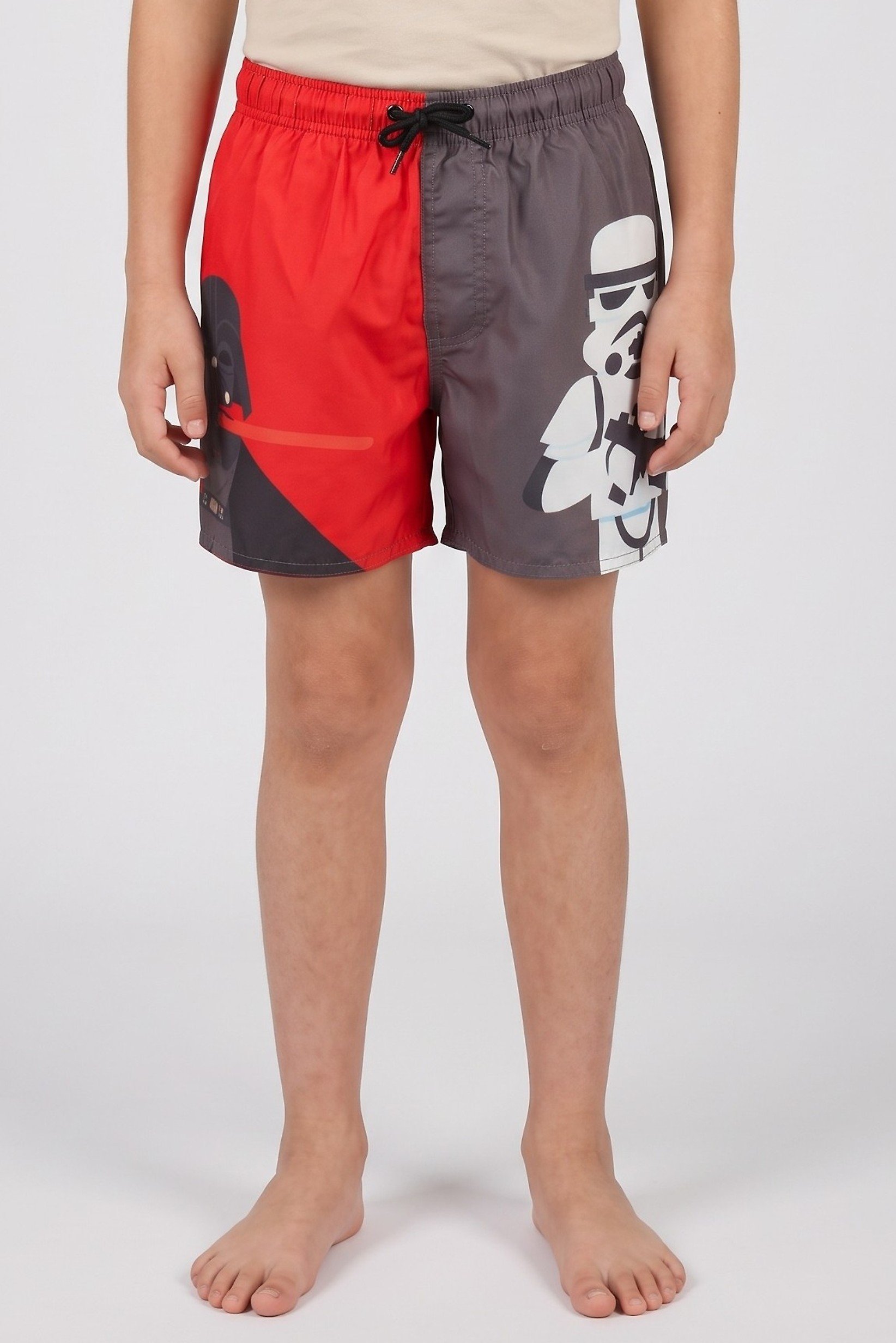 Kids Boy Graphic Print Board Shorts, Multicolor