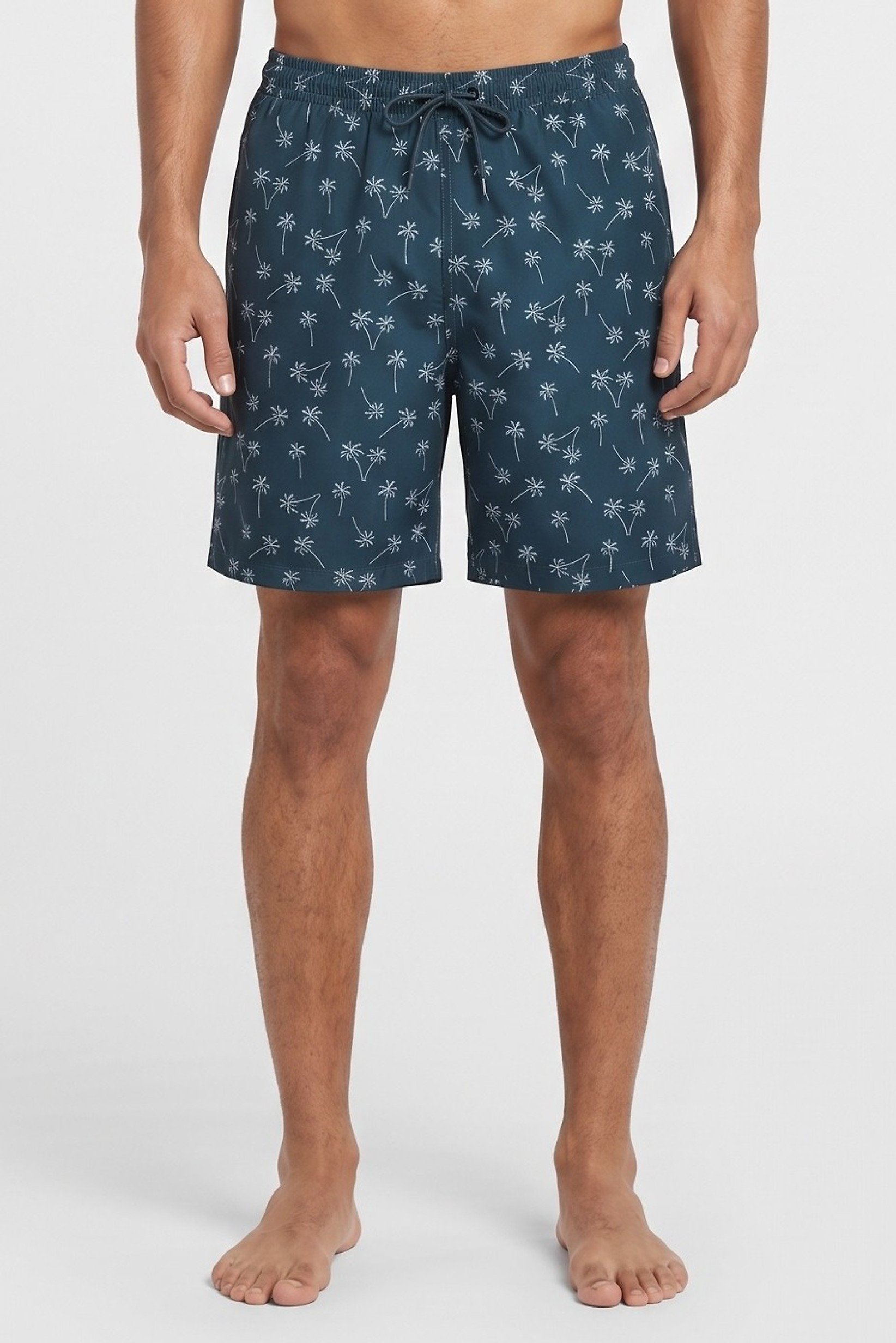 Men Allover Print Board Shorts, Multicolor