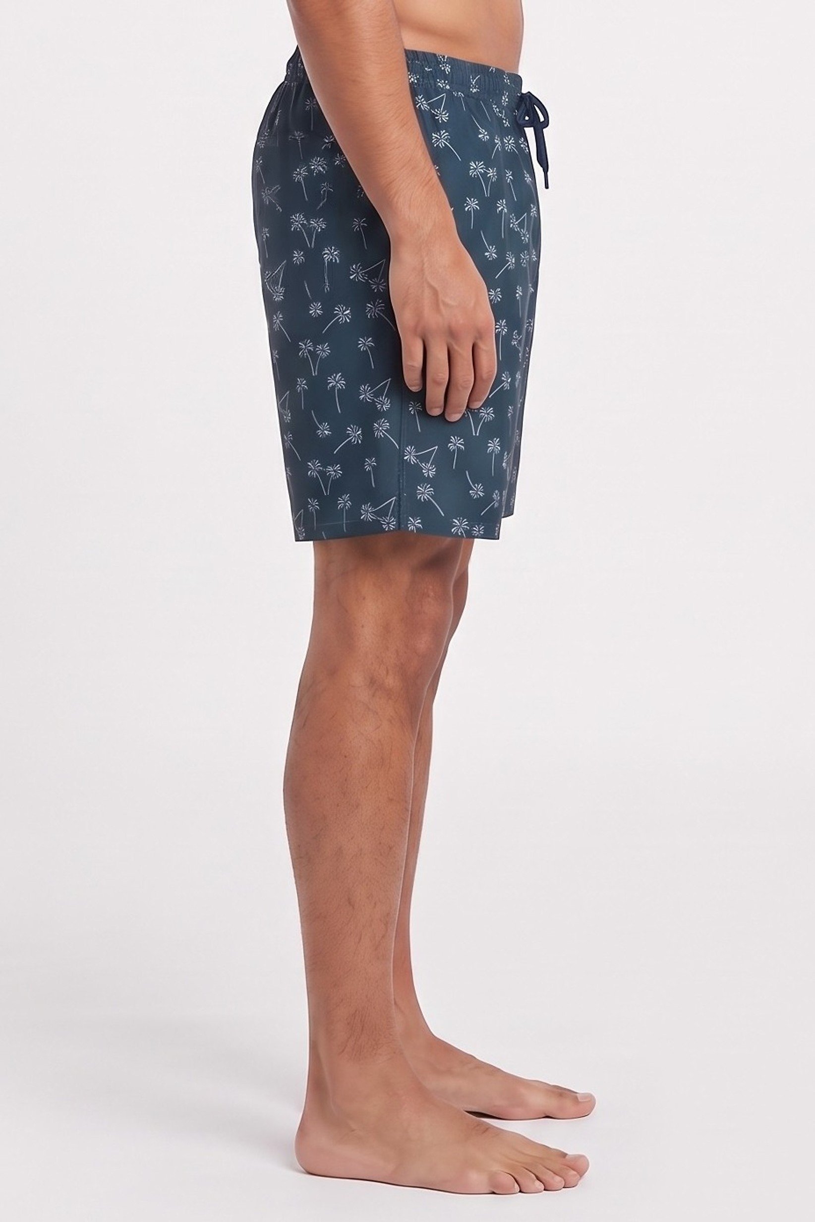 Men Allover Print Board Shorts, Multicolor
