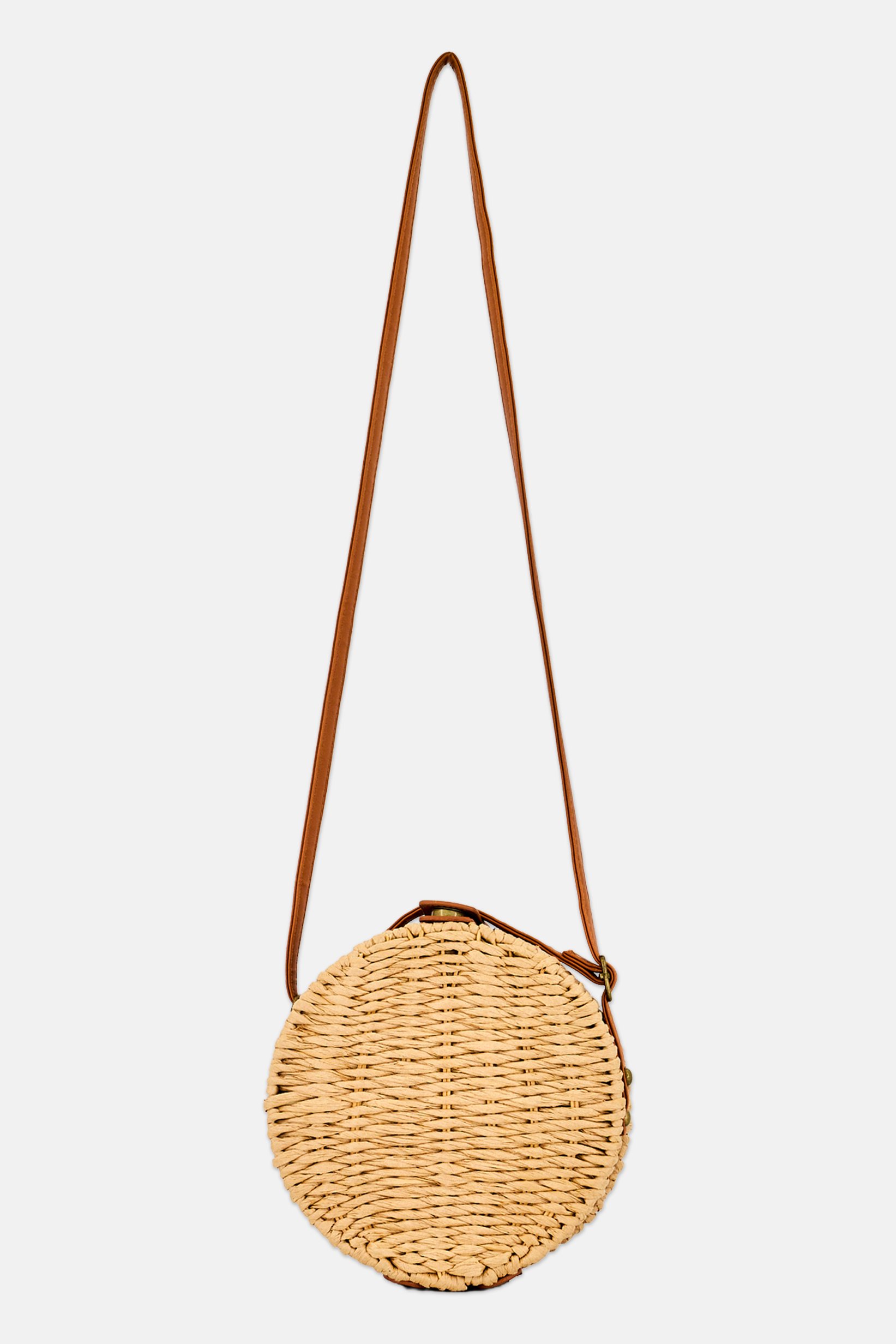 Women Plain Cross Body Bag, Brown