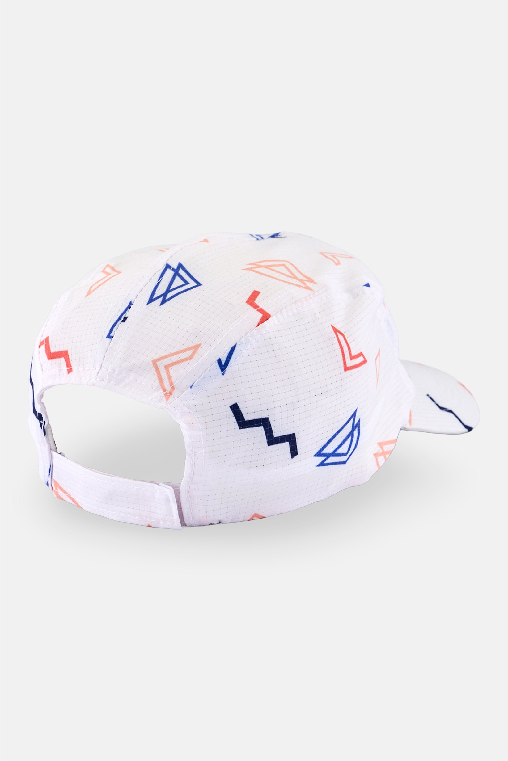 Men Embroidered Velcro Closure Cap, Multicolor