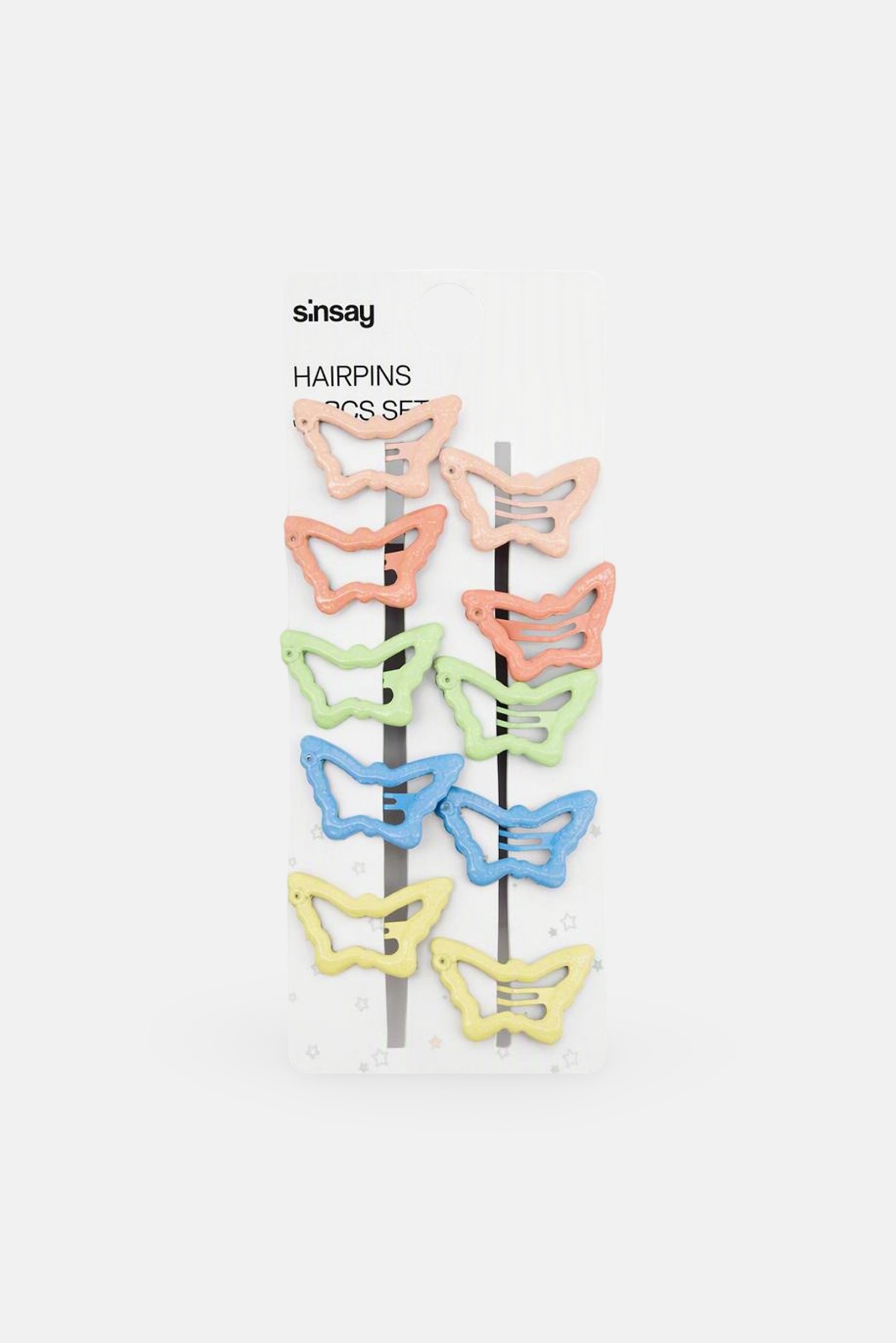 Kids Girl 5 Pairs Butterfly Hair Clips, Multicolor