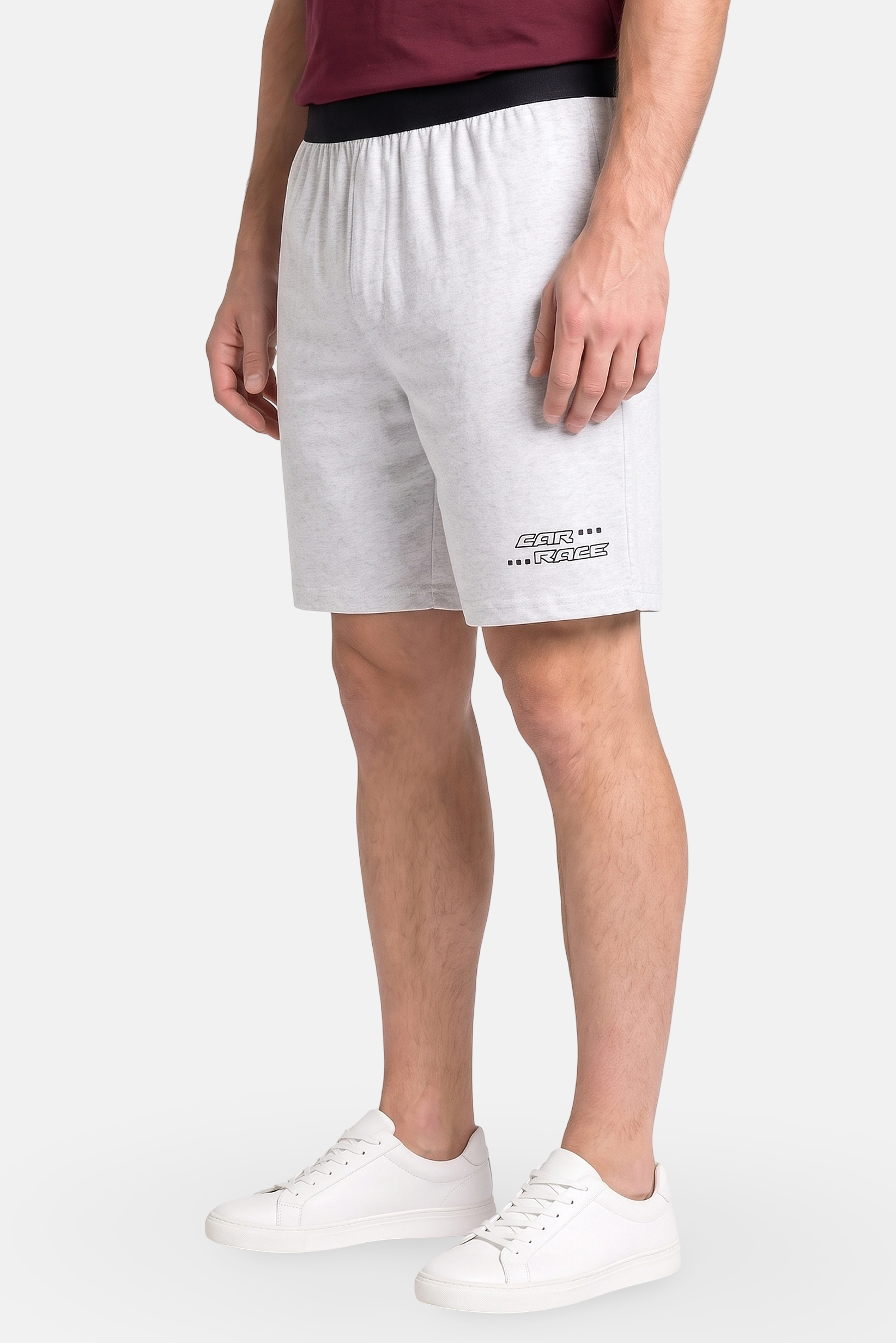 Men 2 Pcs Graphic Print Basic Shorts, Multicolor