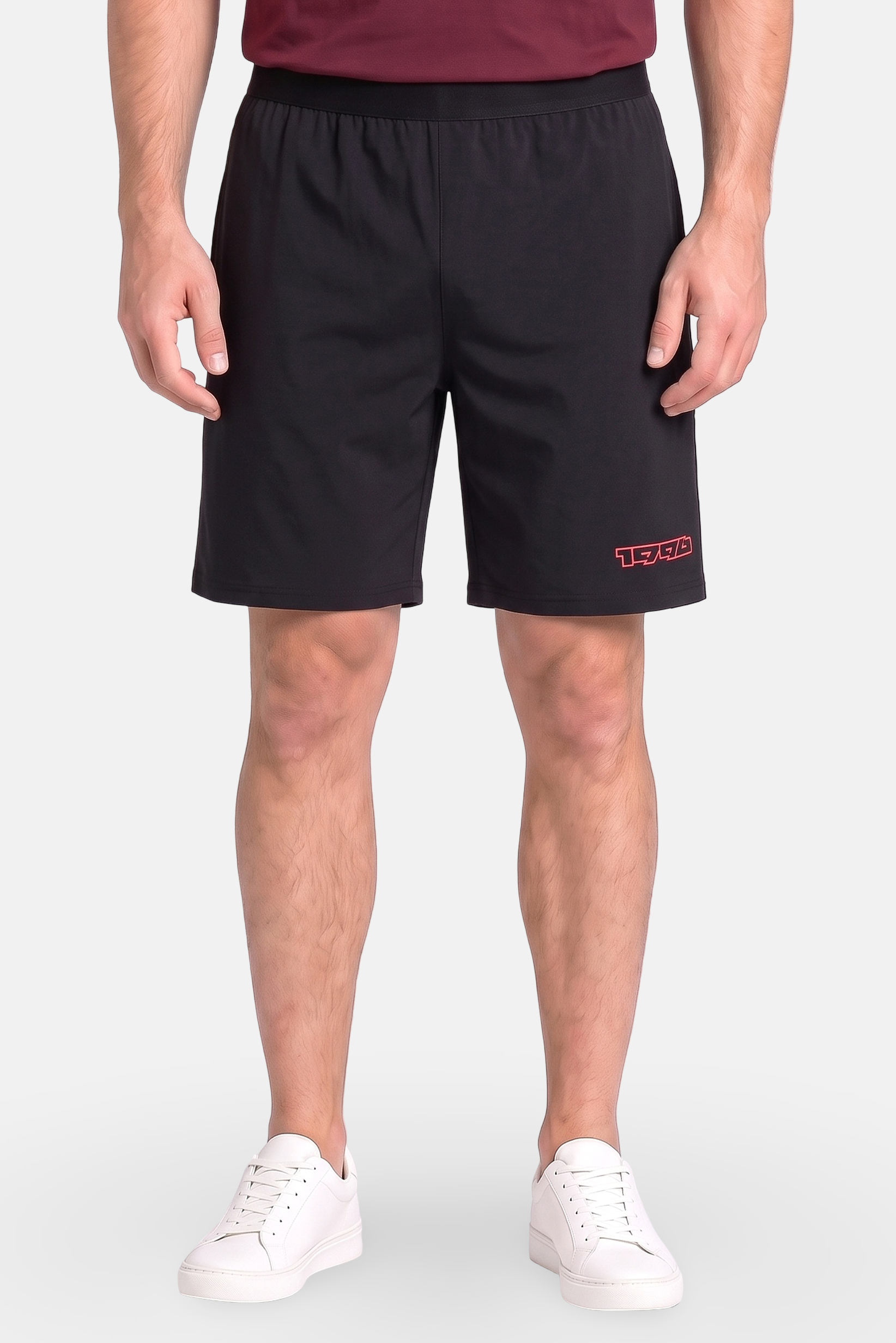 Men 2 Pcs Graphic Print Basic Shorts, Multicolor