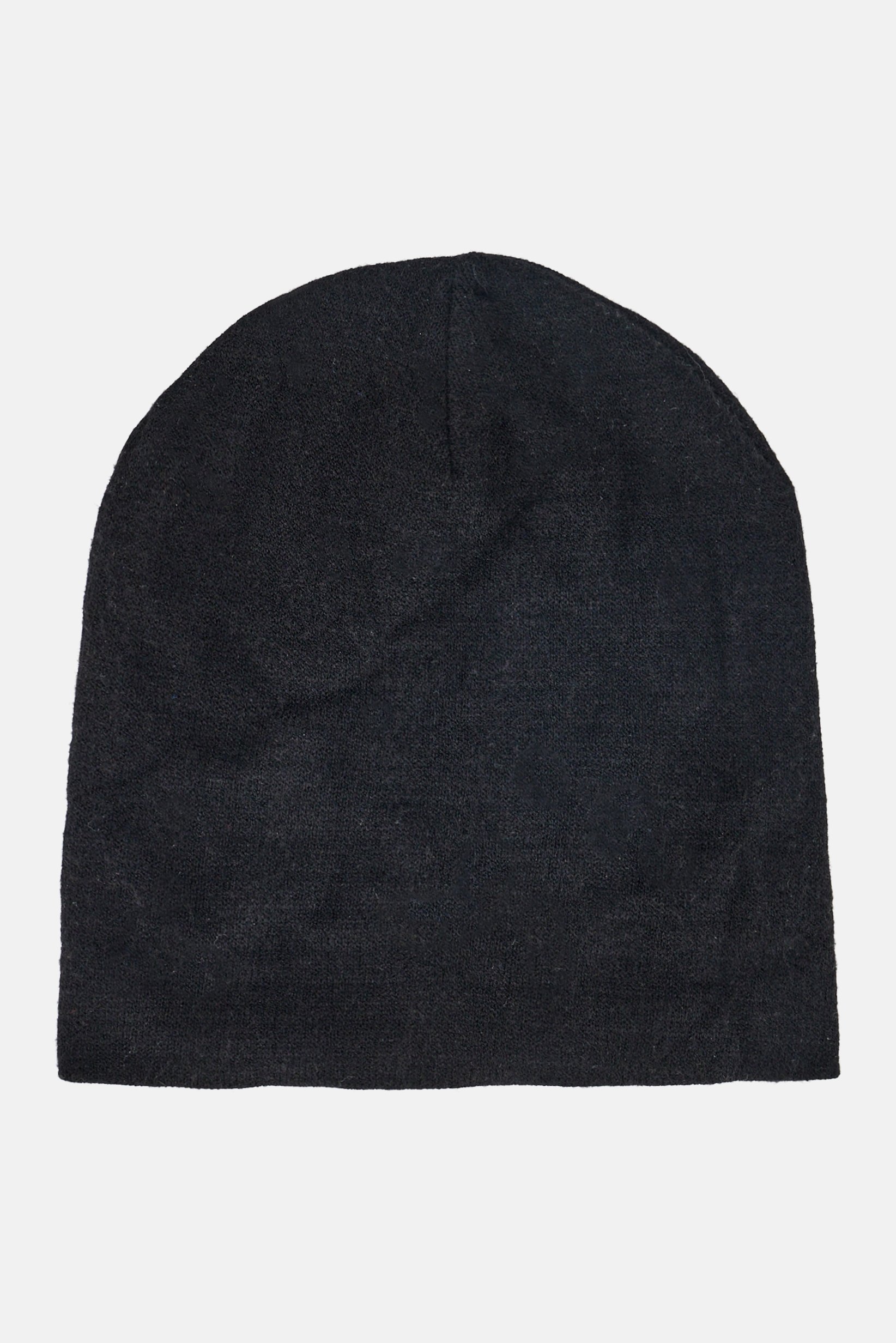 Women Knitted Beanie Hat, Black