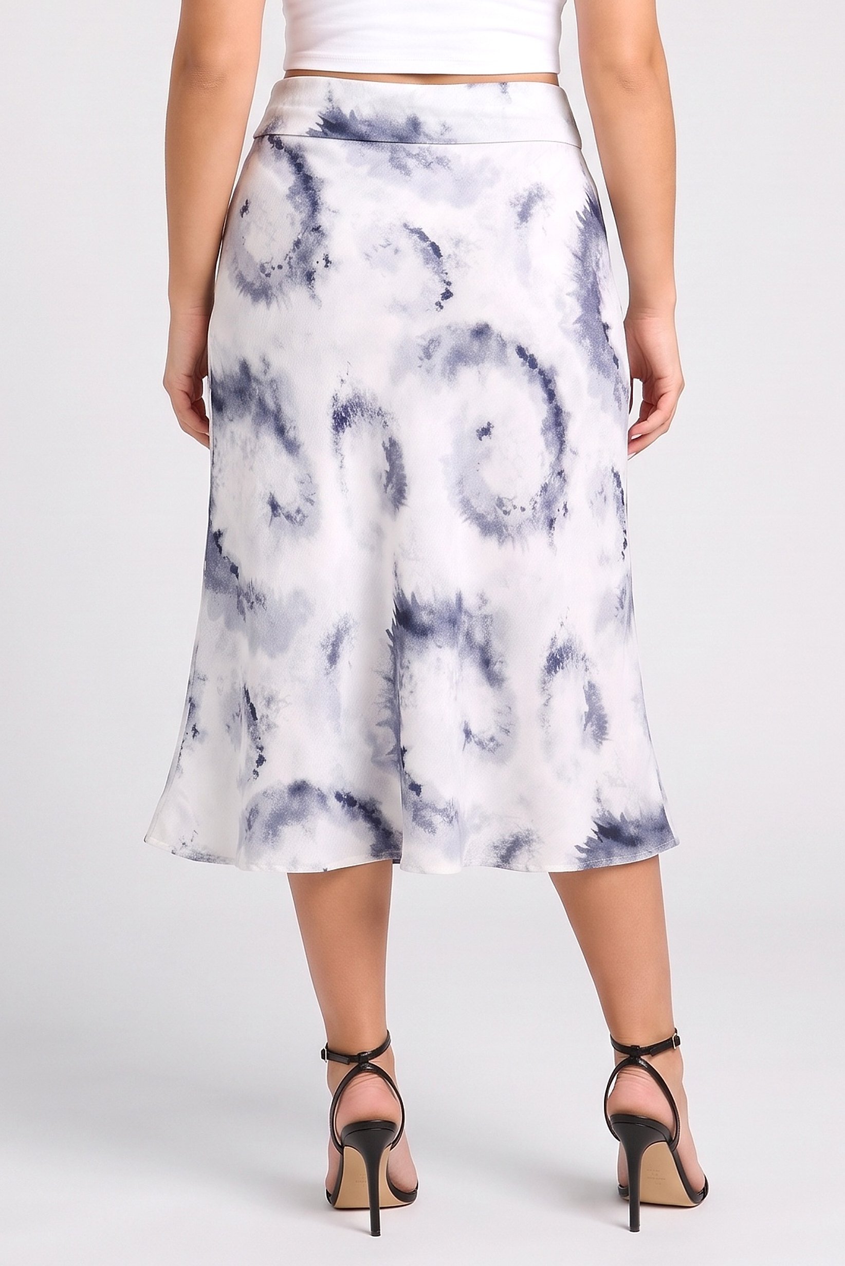 Women Tie Dye Maxi Skirt, Multicolor