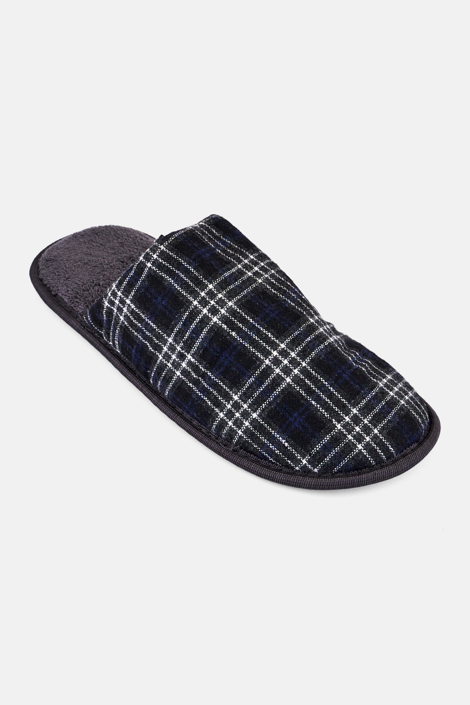 Men Plaid Slip On Home Slippers, Multicolor