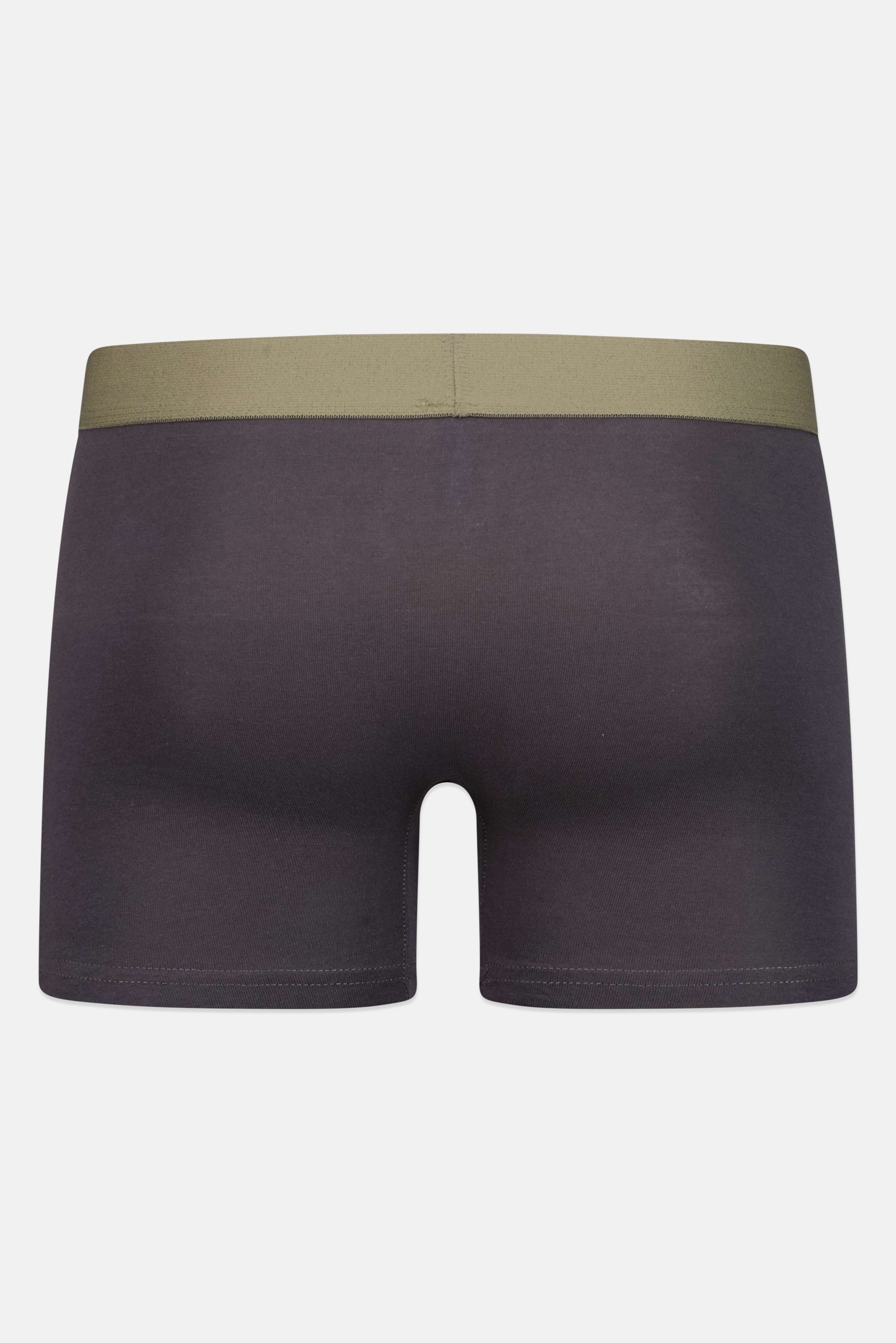 Men 3 Pieces Solid Boxers Brief, Multicolor