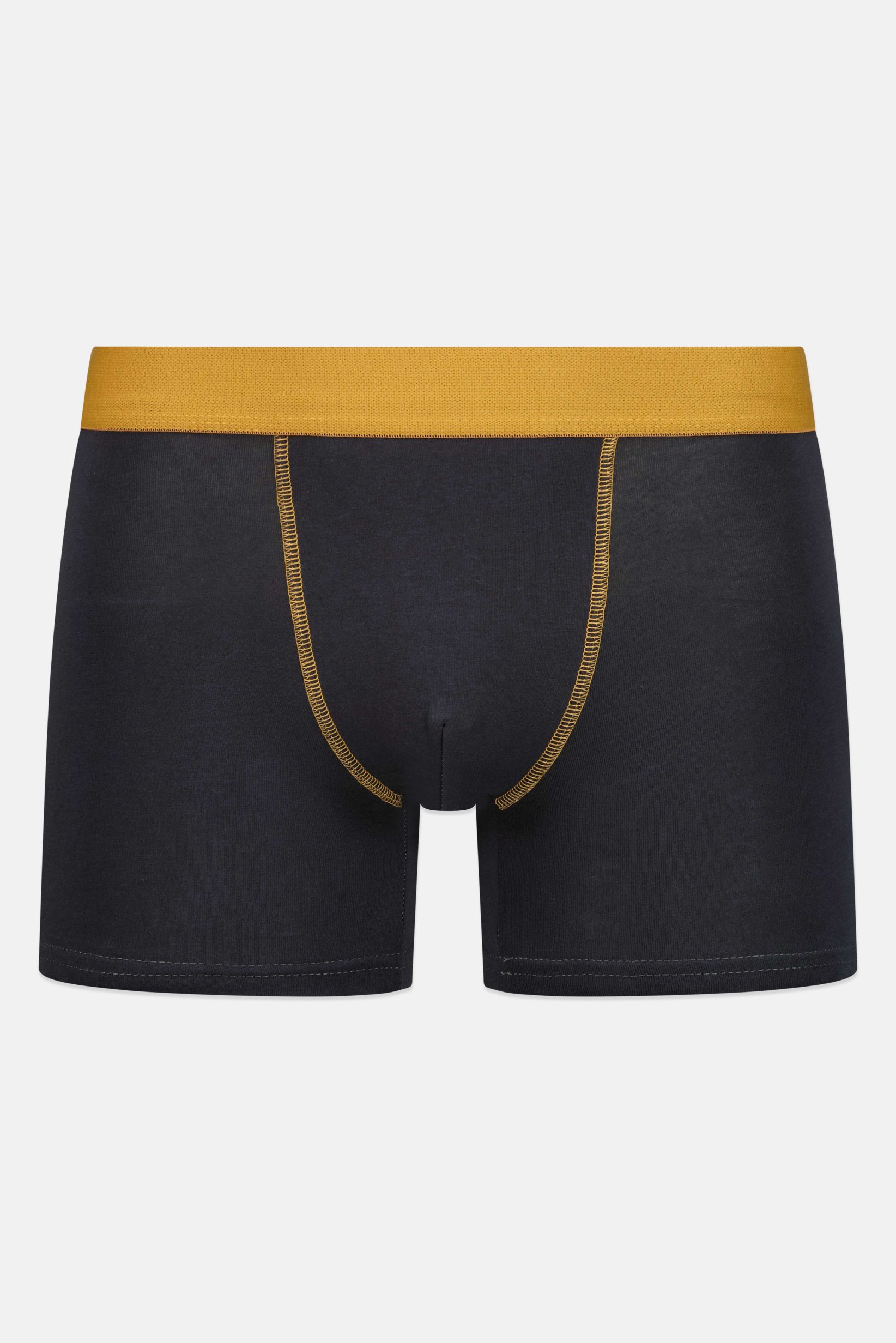 Men 3 Pieces Solid Boxers Brief, Multicolor