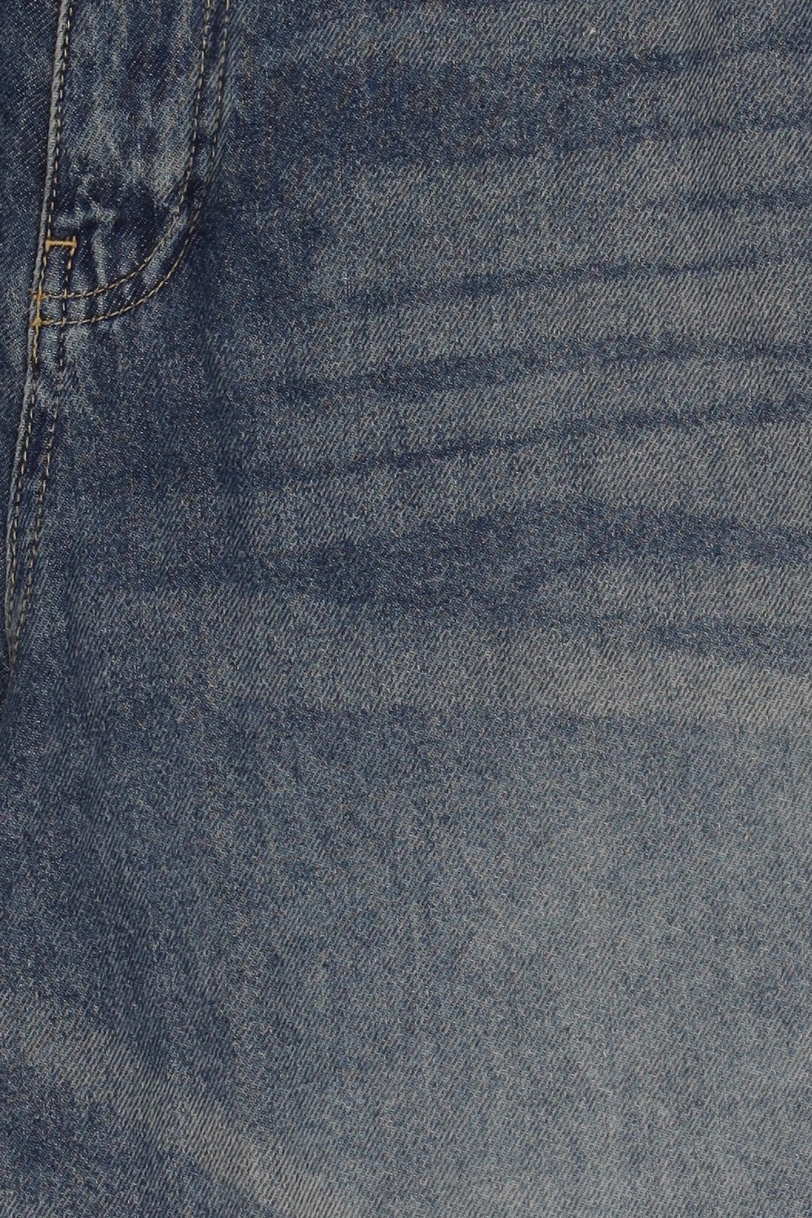 Women Washed Denim Shorts, Washed Blue