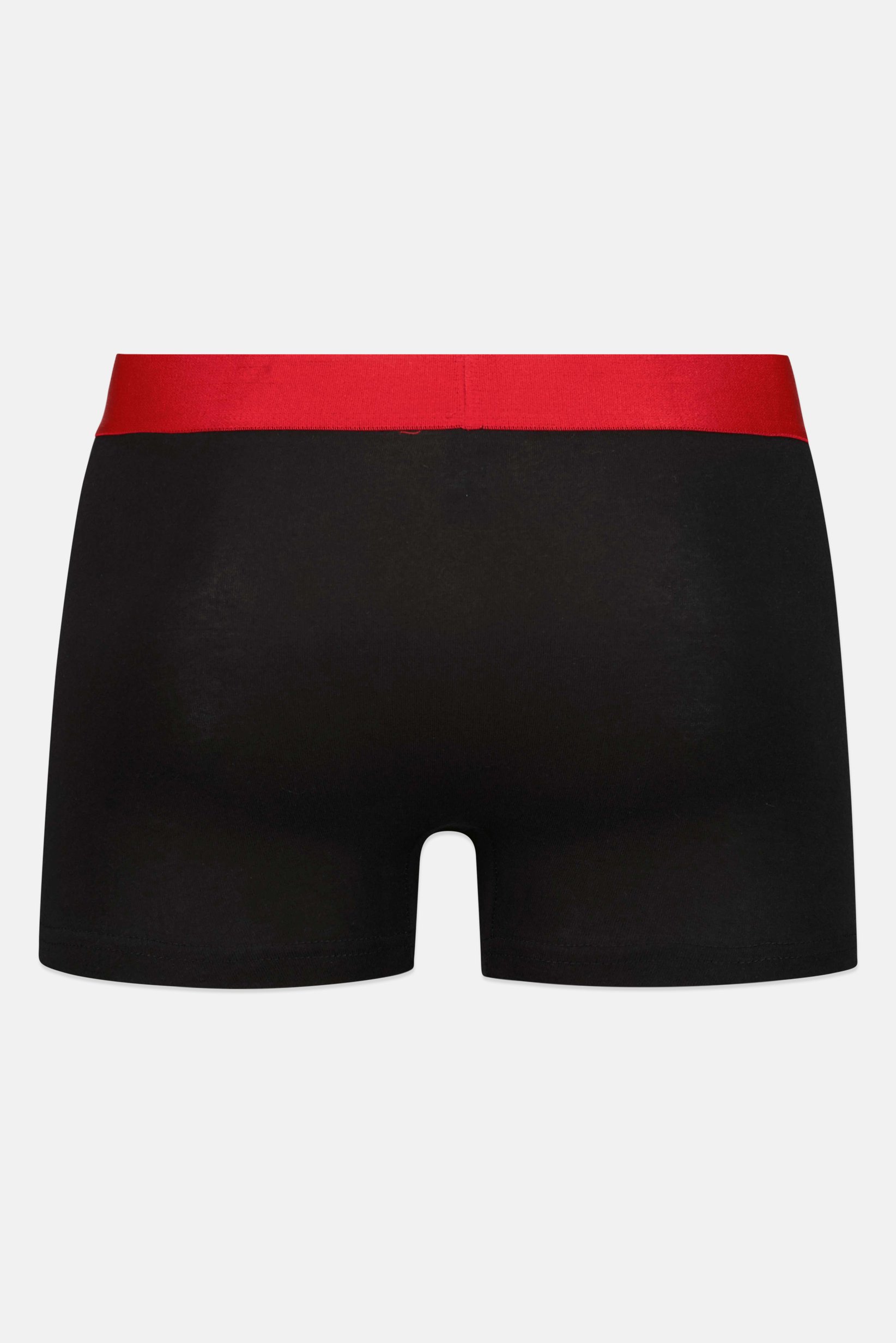 Men 2 Pieces Graphic Print Boxers, Black