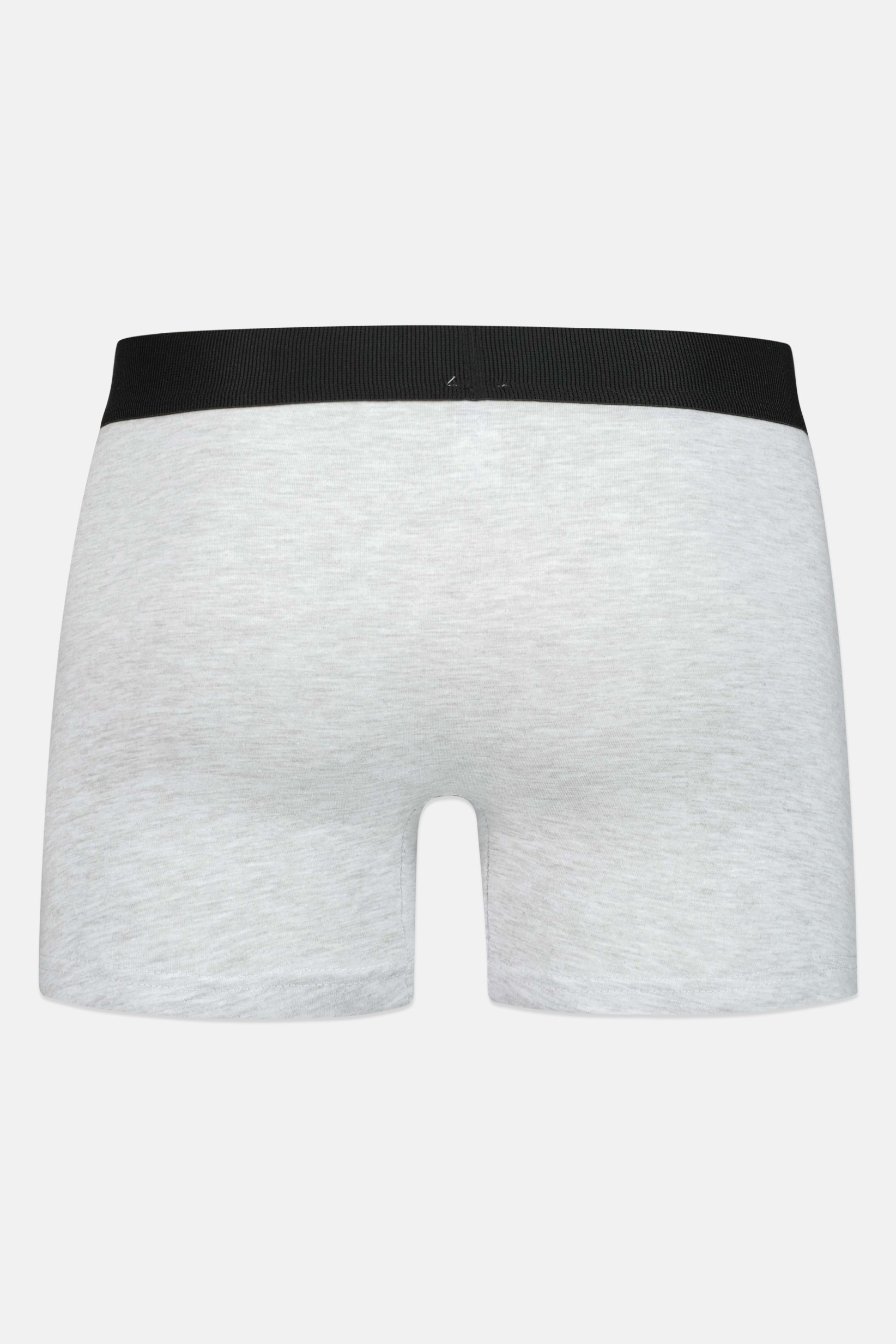 Men 3 Pieces Solid Long Trunks, Multicolor