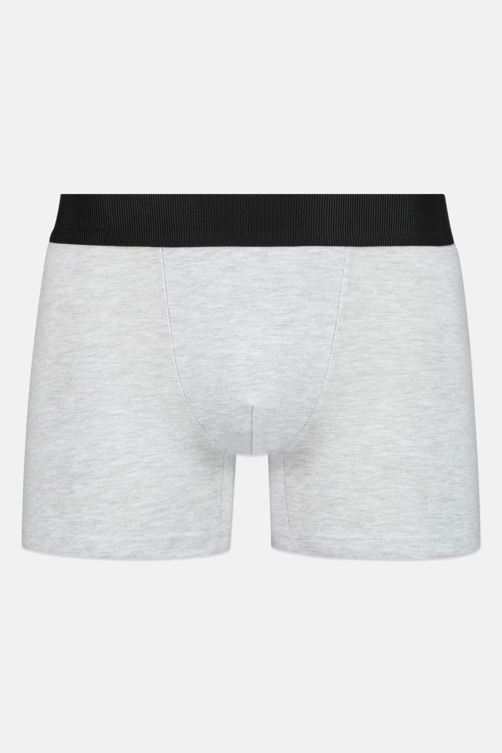 Men 3 Pieces Solid Long Trunks, Multicolor