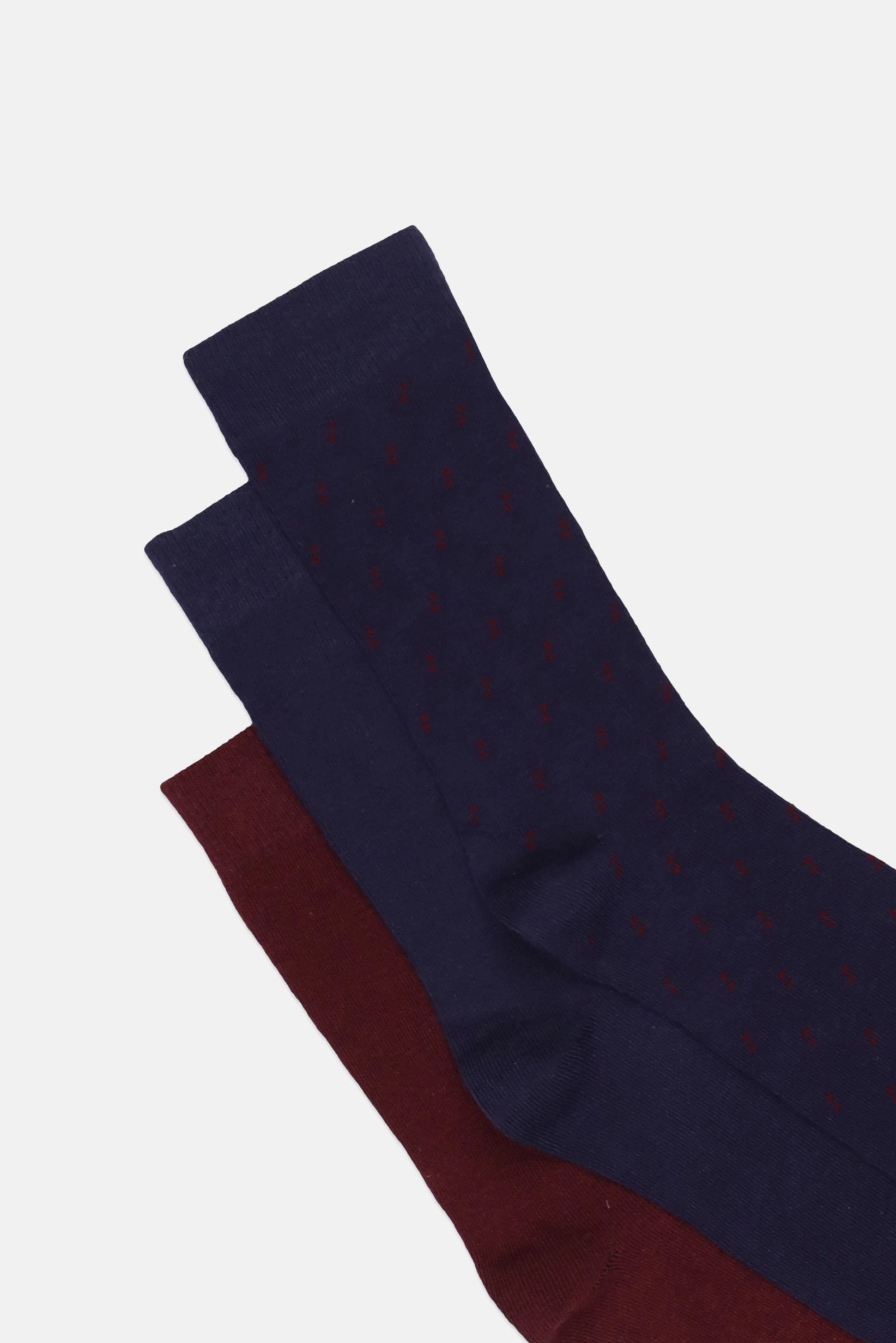 Men 3 Pairs Allover Print Crew Socks, Multicolor