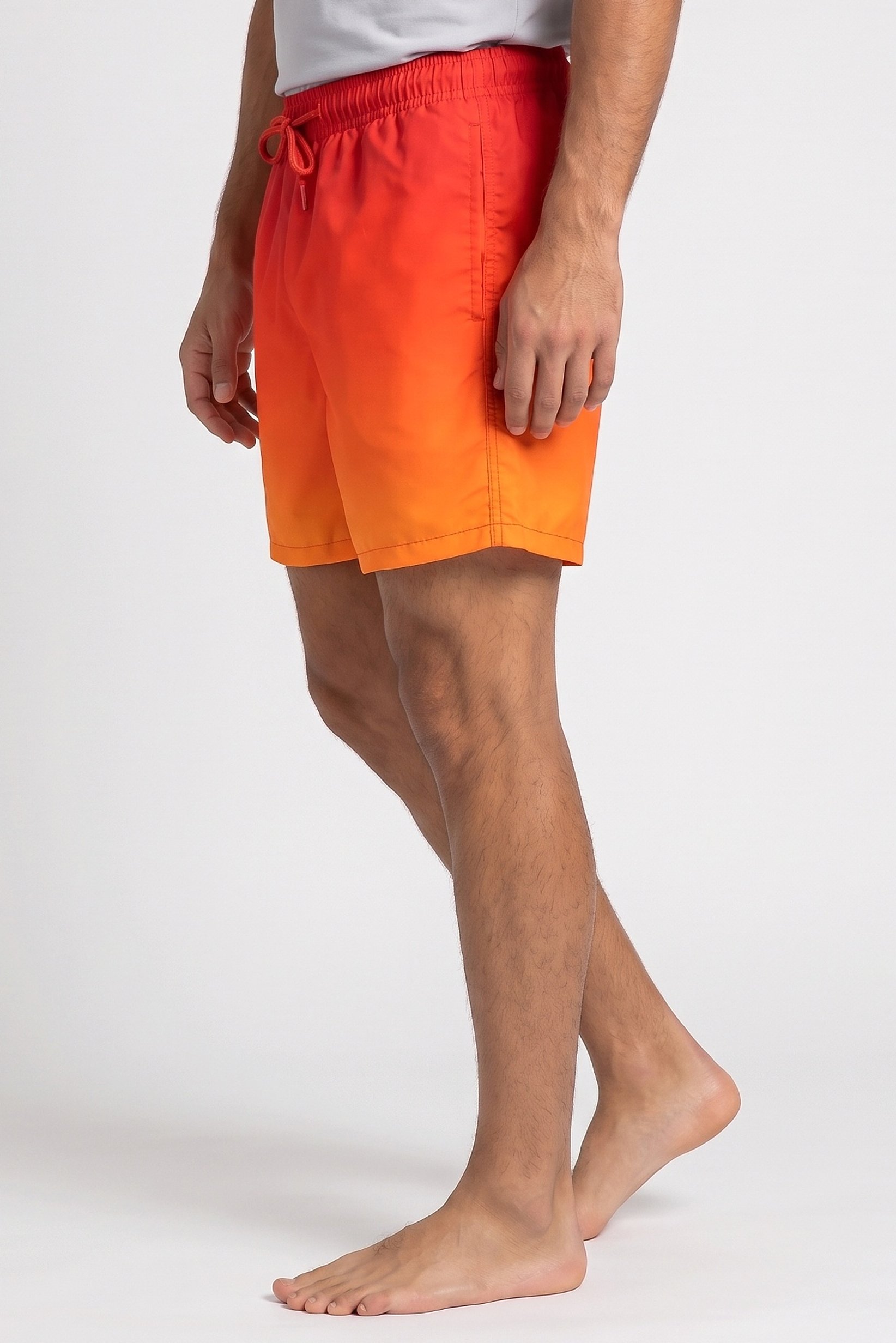 Men Ombre Print Board Shorts, Multicolor