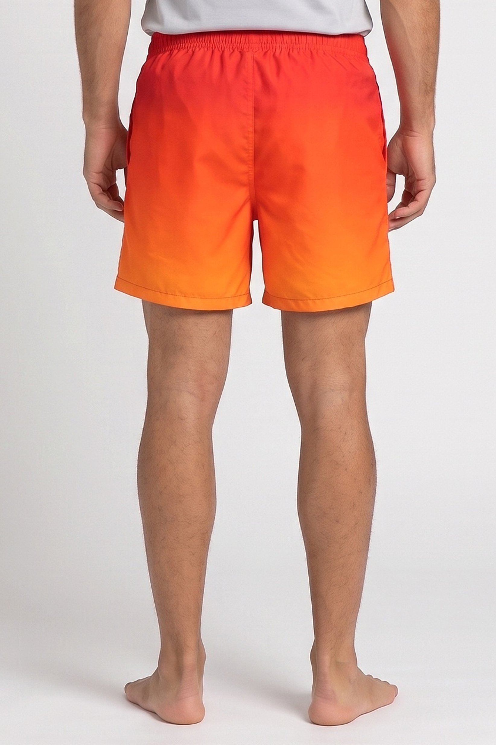 Men Ombre Print Board Shorts, Multicolor