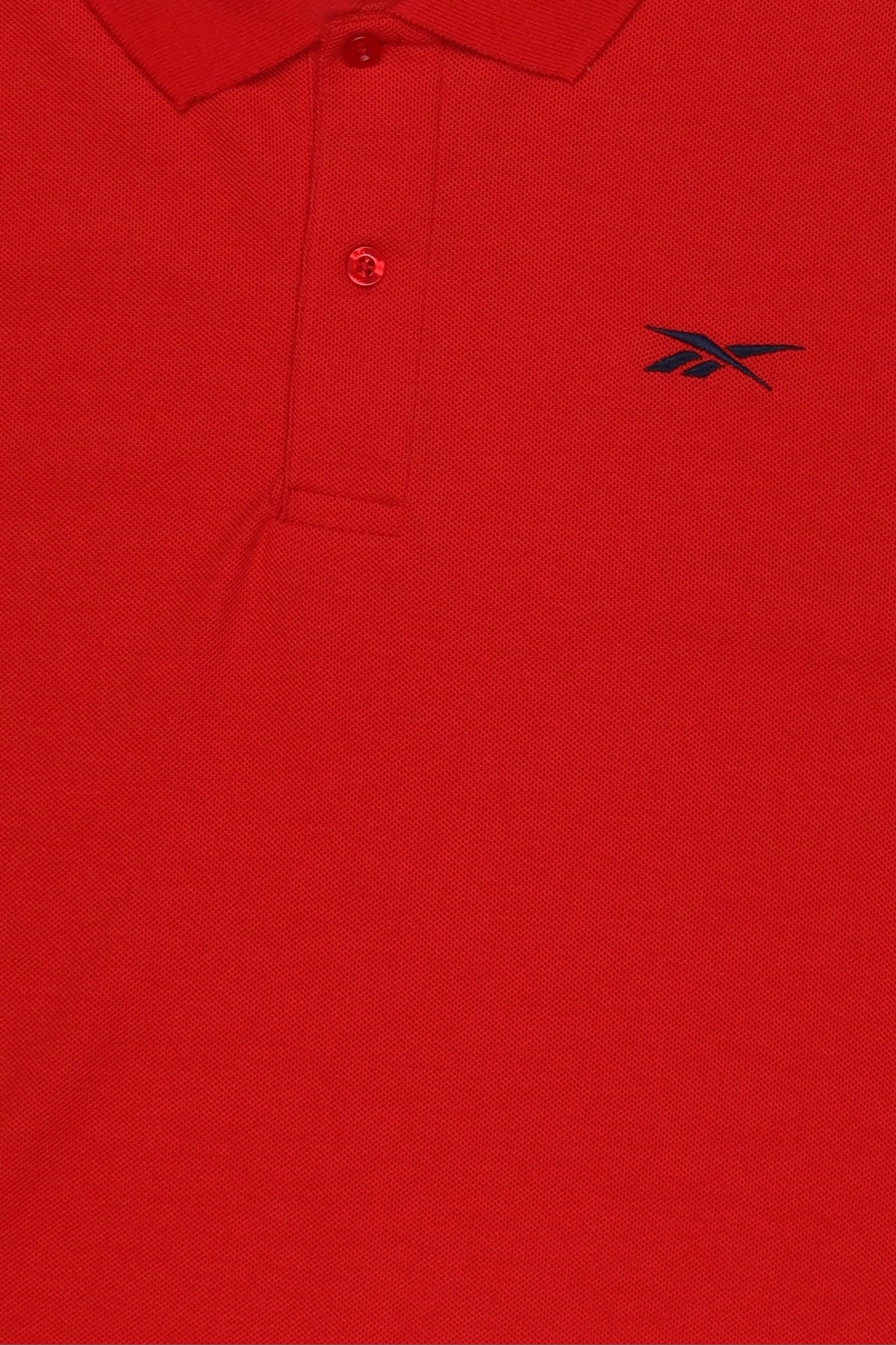 Men Sportswear Fit Short Sleeve Outdoor Polo Shirt, Red