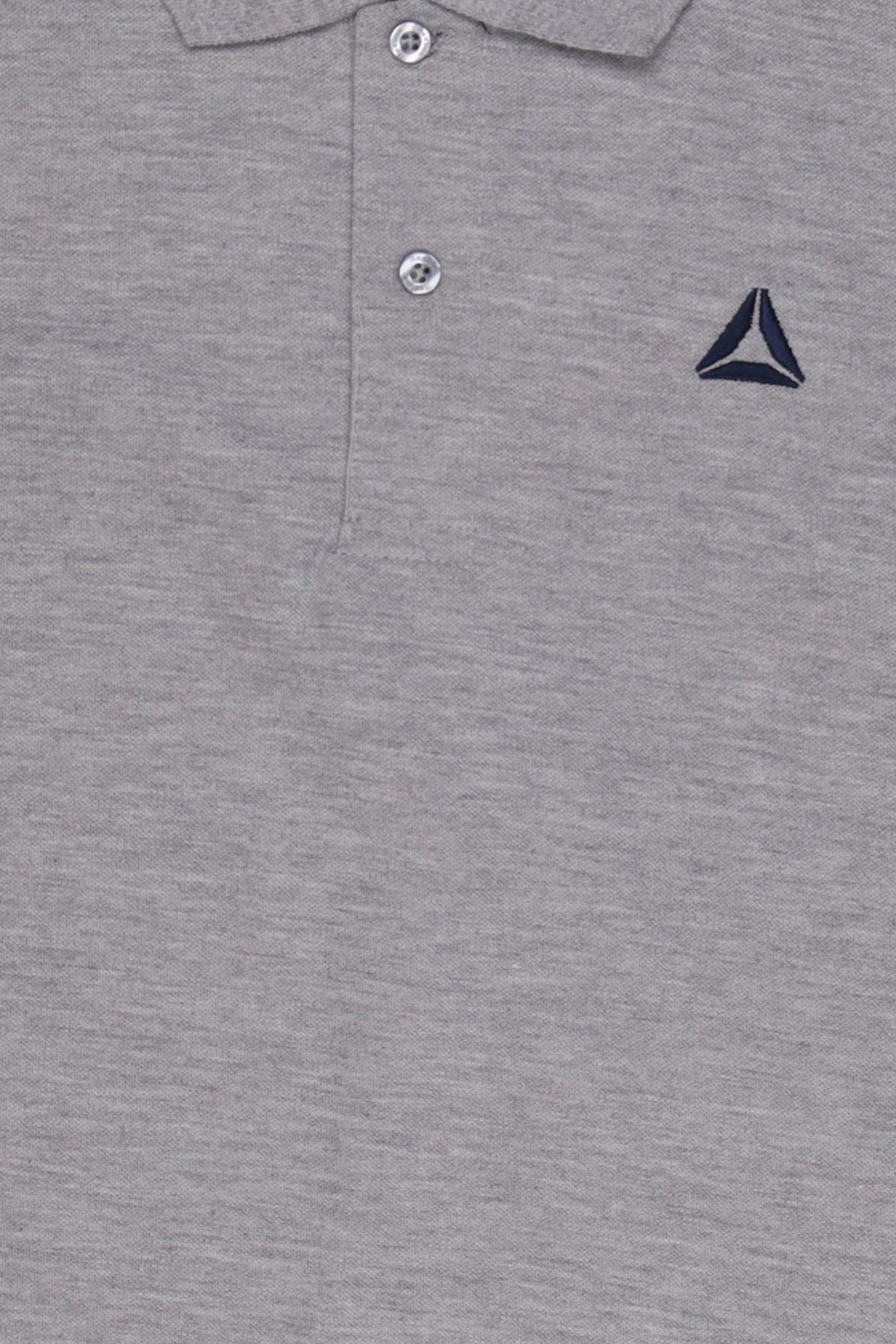 Men Sportswear Fit Short Sleeve Outdoor Polo Shirt, Grey