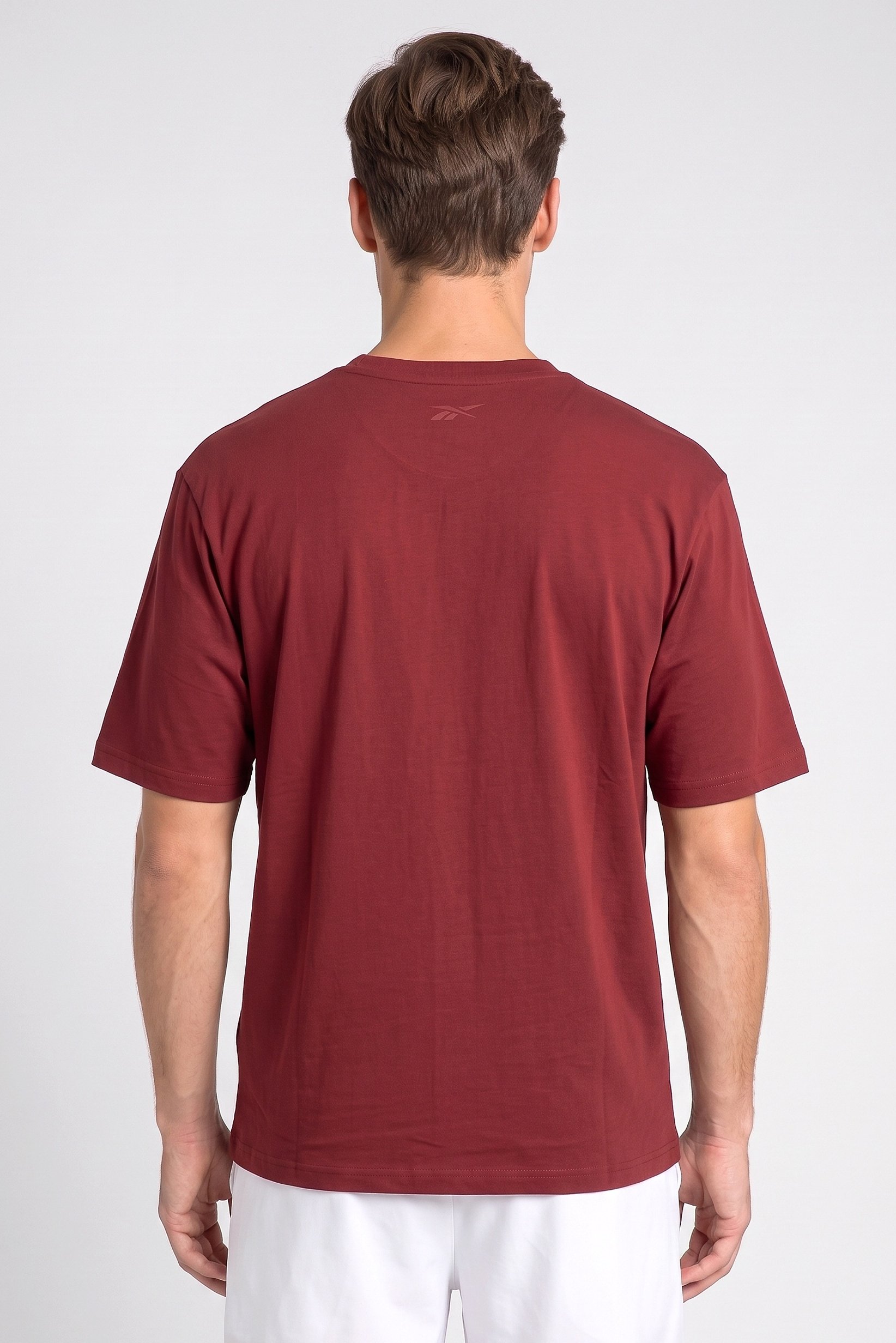 Men Sportswear Fit Short Sleeve Outdoor T-Shirt, Maroon