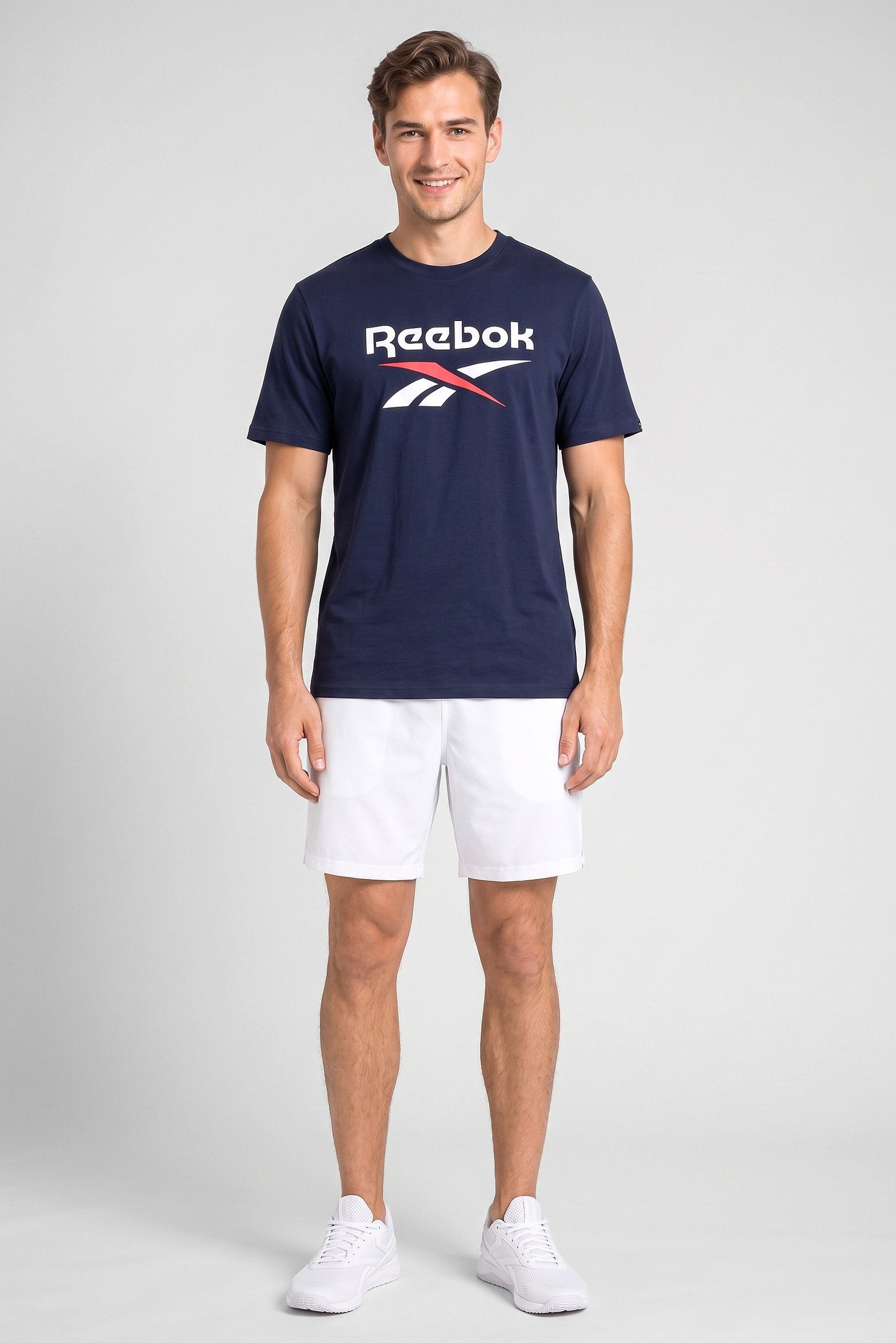 Men Sportswear Fit Short Sleeve Training T-Shirt, Navy