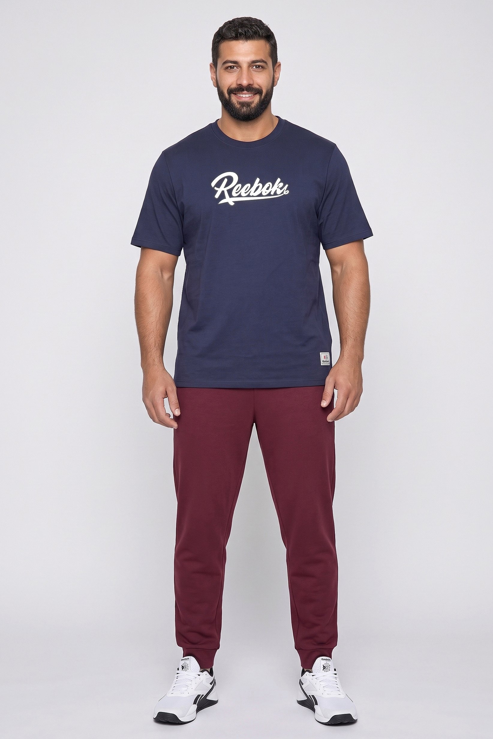 Men Sportswear Fit Short Sleeve Outdoor T-Shirt, Navy